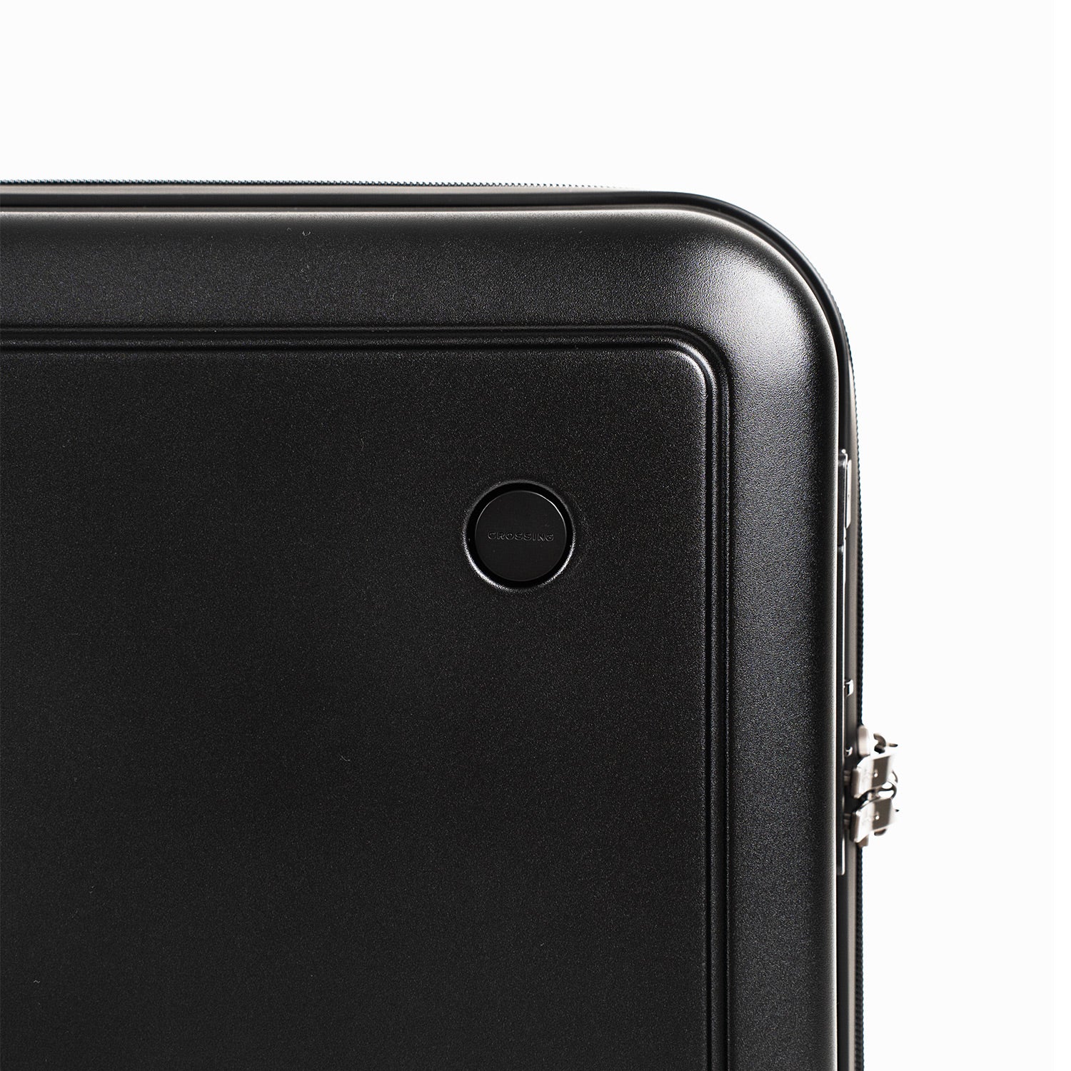 Crossing Stel Polycarbonate Carry On 20" Luggage - Black