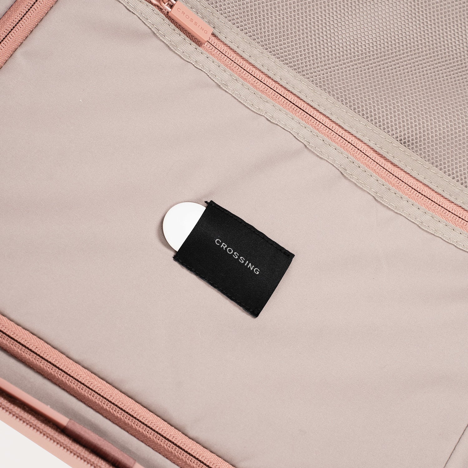 Crossing Stel Polycarbonate Carry On 20" Luggage - Clay