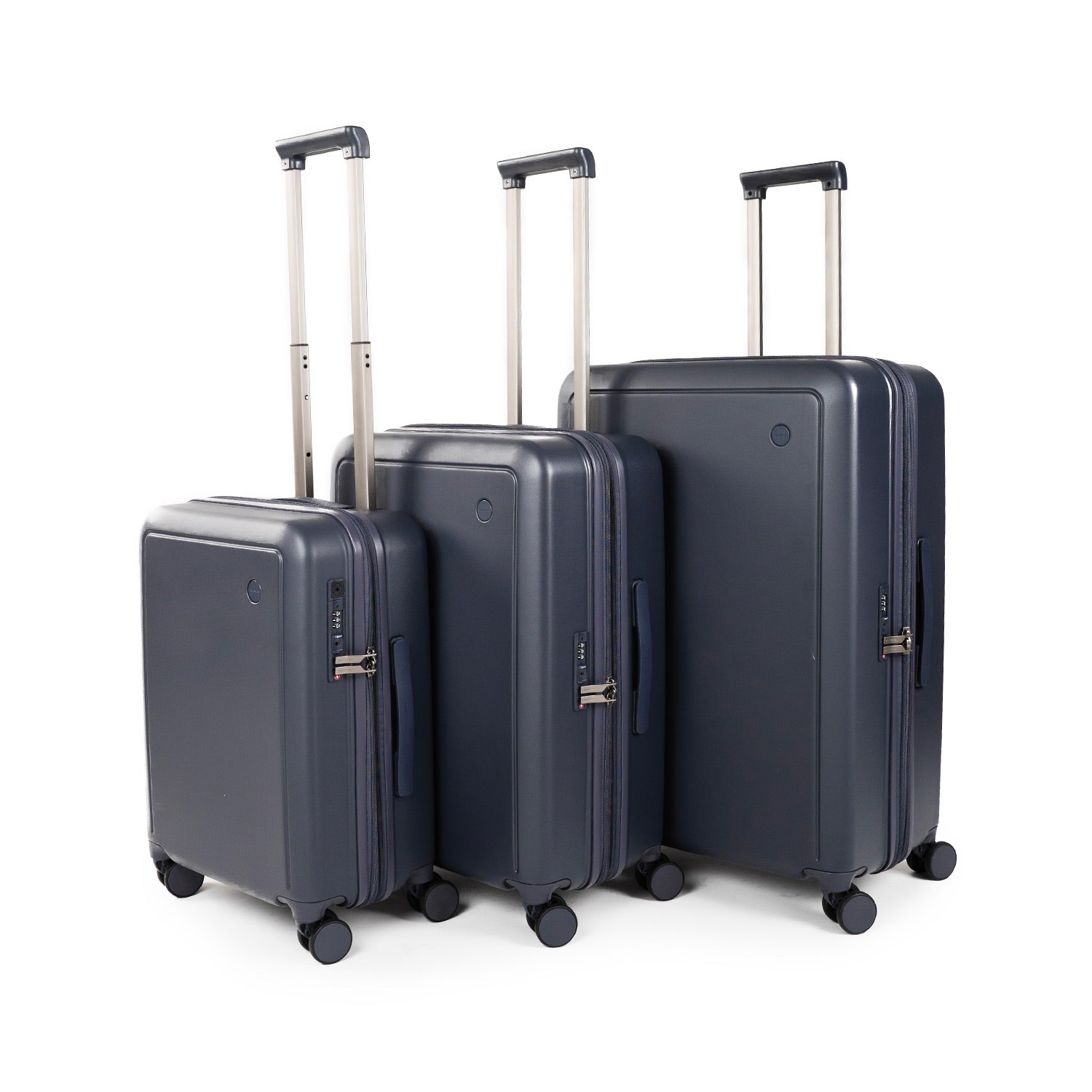 Crossing Stel Polycarbonate Carry On 20" Luggage - Navy