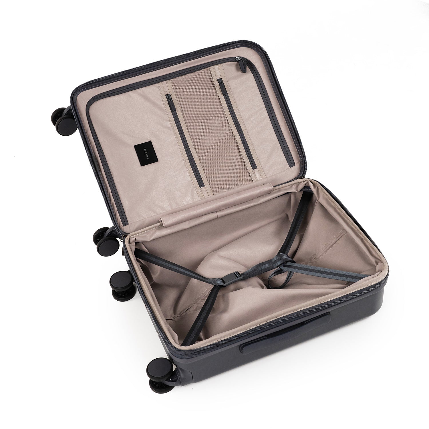 Crossing Stel Polycarbonate Carry On 20" Luggage - Navy