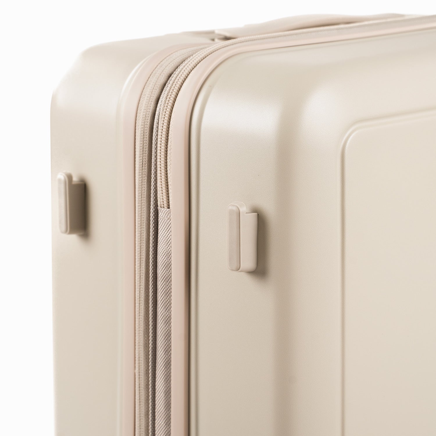 Crossing Stel Polycarbonate Carry On 20" Luggage - Sandwhite