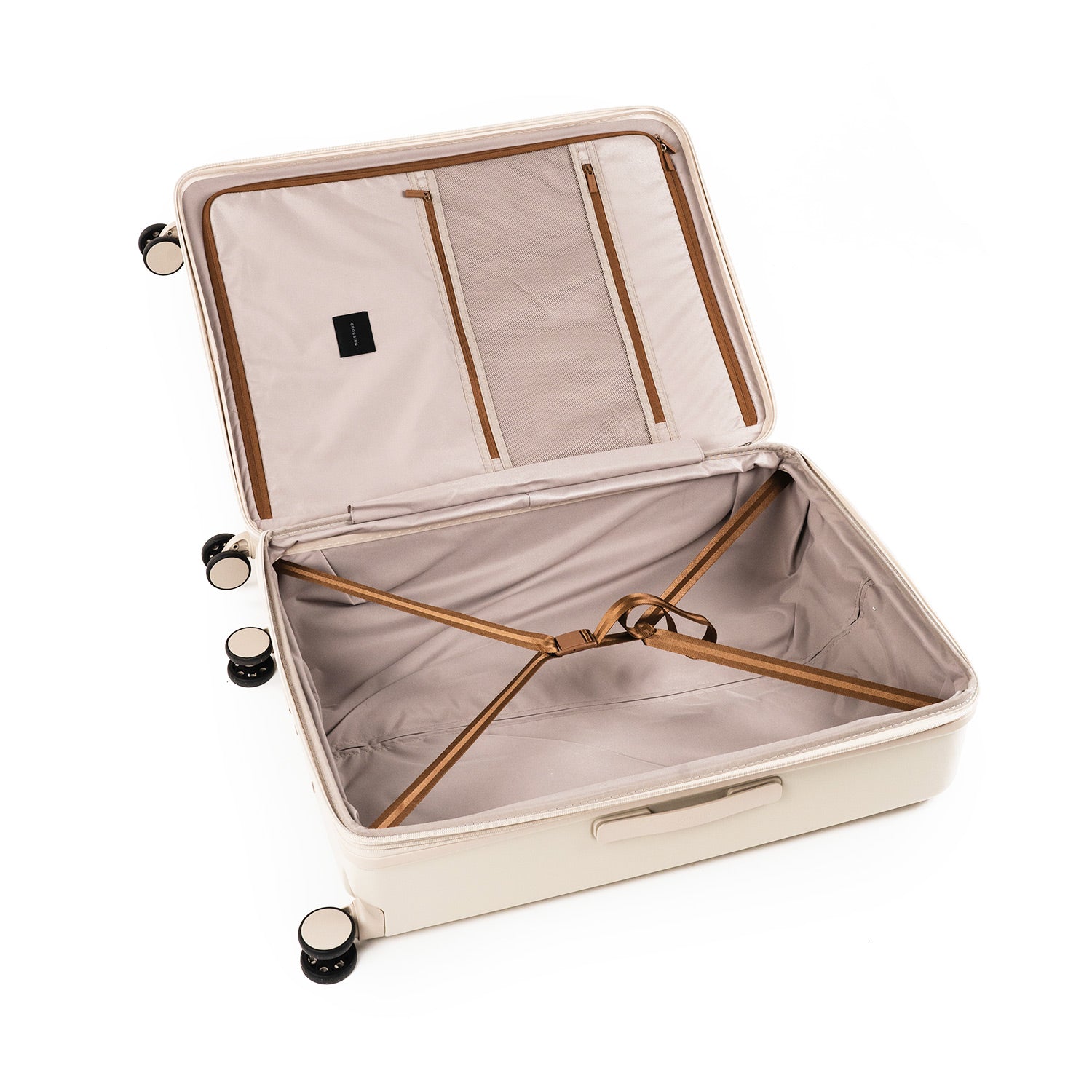 Crossing Stel Polycarbonate Large 30" Luggage - Sandwhite