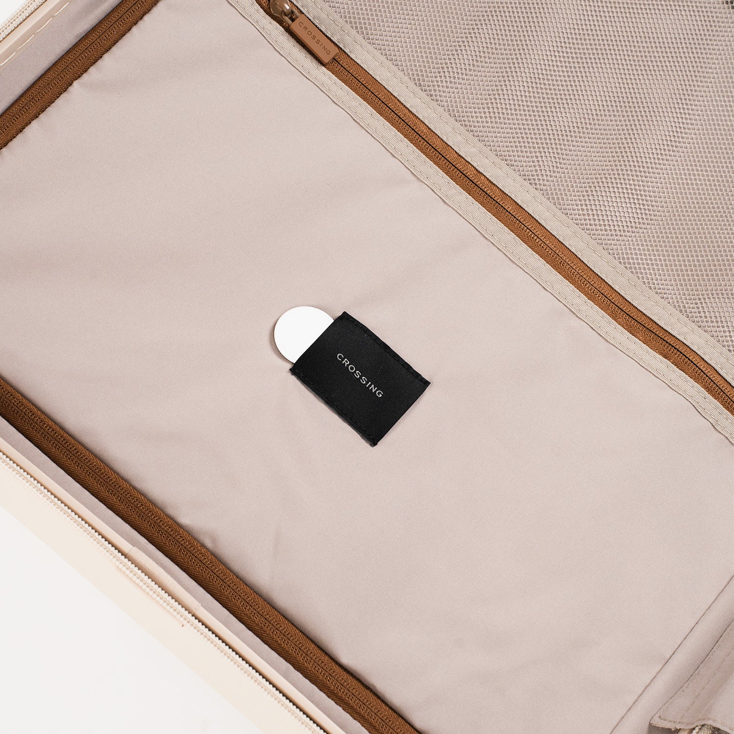 Crossing Stel Polycarbonate Medium 25" Luggage - Sandwhite