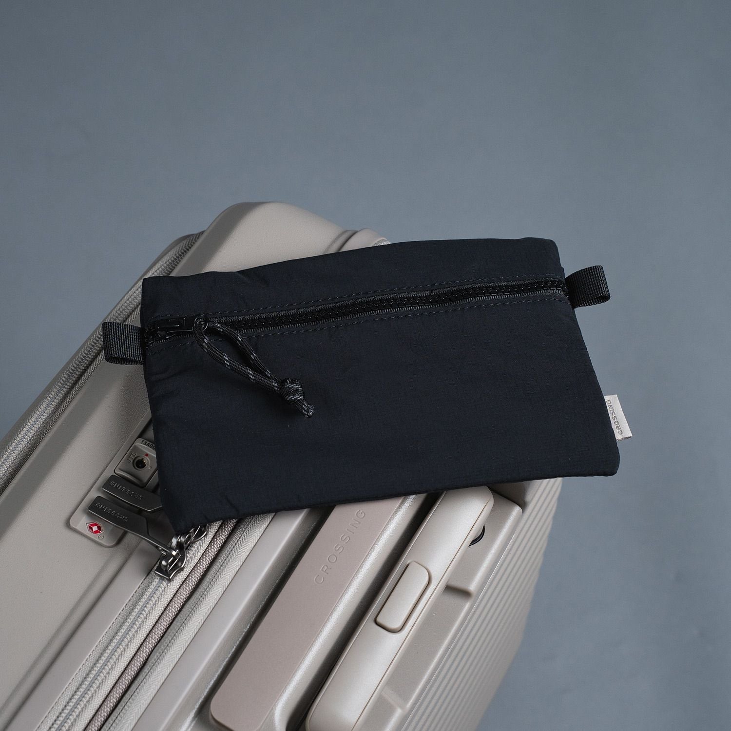 Crossing Tessa Colour Block Pouch Large - Black