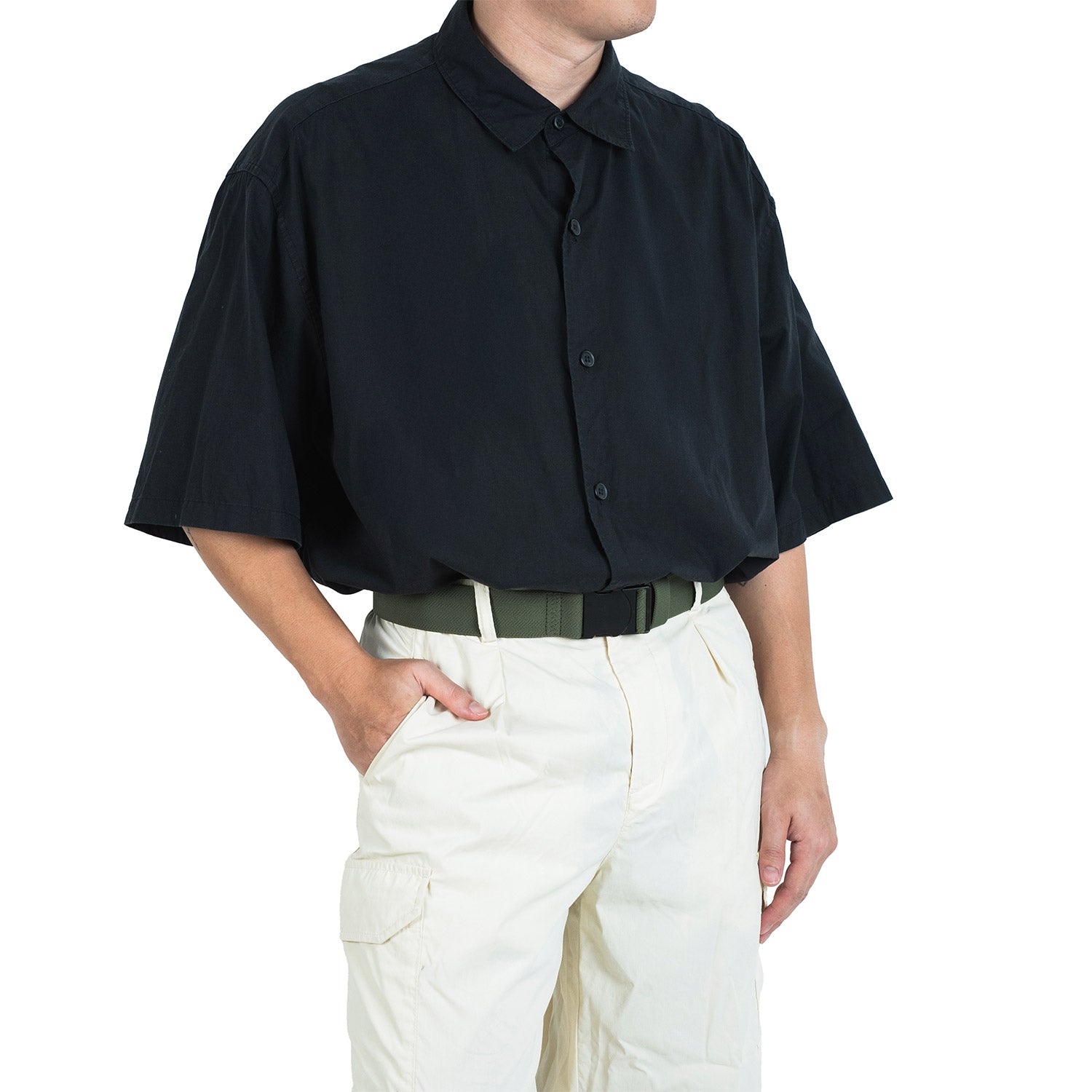 Crossing Travel Belt With Loop Buckle (Medium) - Green