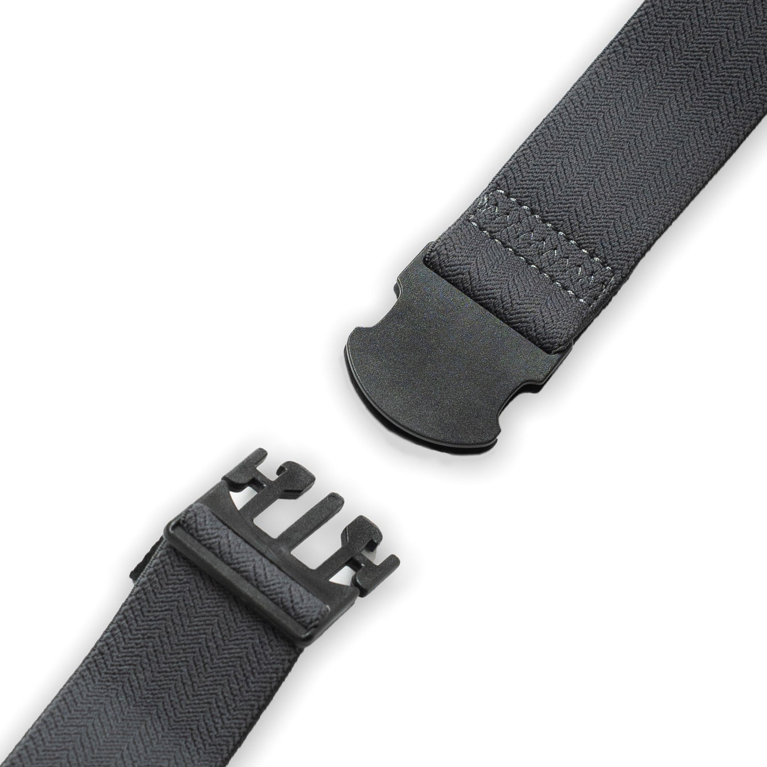 Crossing Travel Belt With Loop Buckle (Medium) - Grey