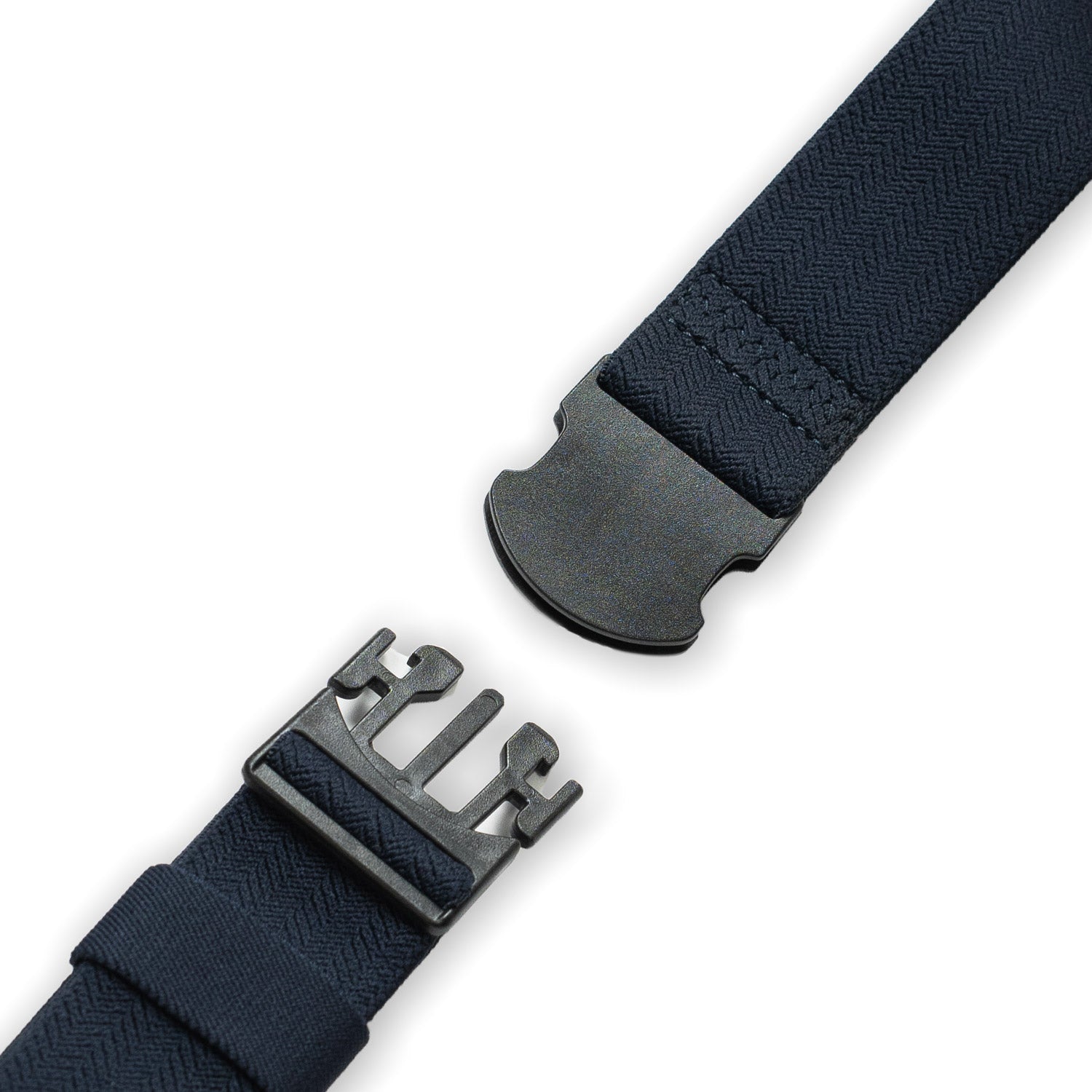Crossing Travel Belt With Loop Buckle (Medium) - Navy