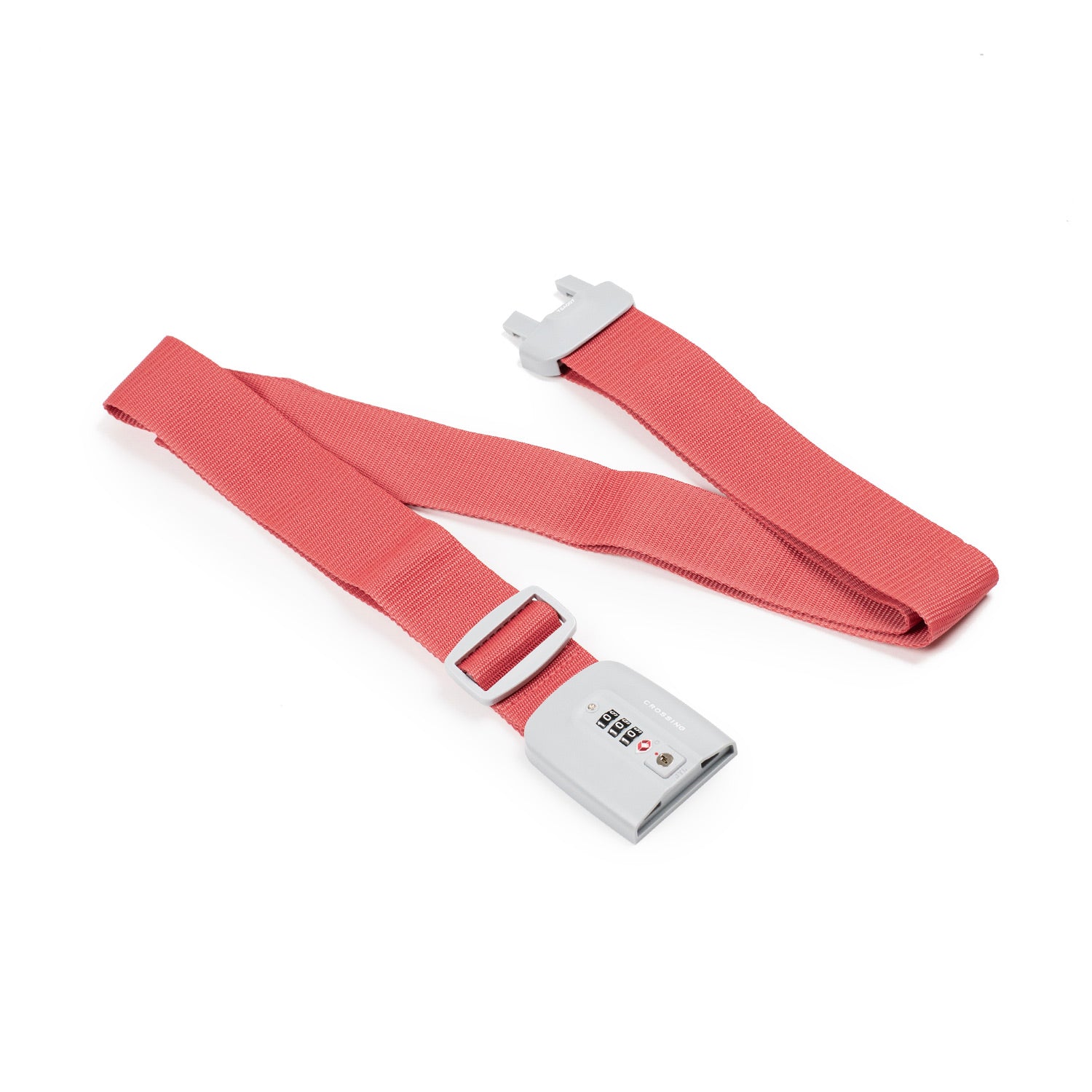 Crossing TSA 3-Dial Combination Lock Luggage Strap - Crimson