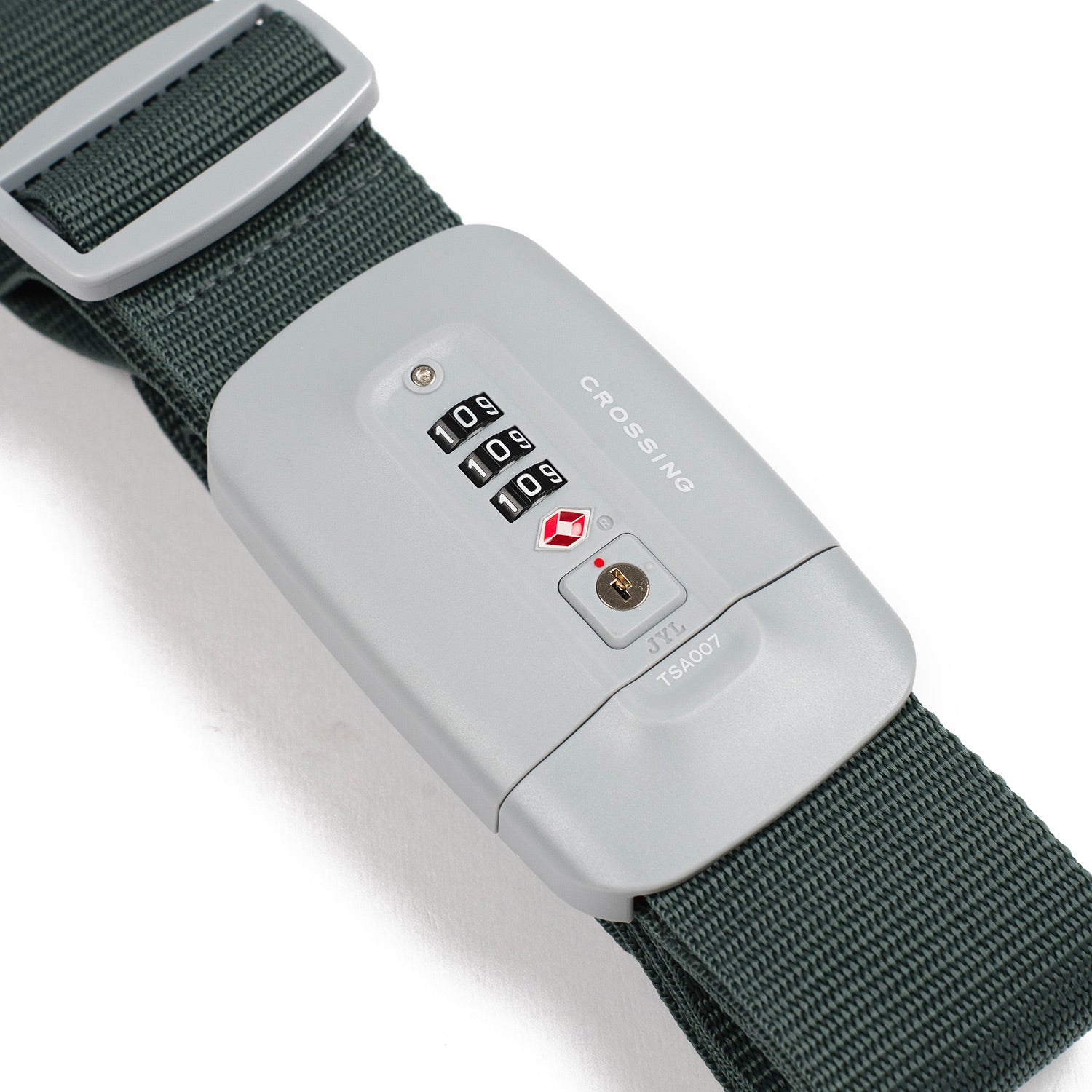 Crossing TSA 3-Dial Combination Lock Luggage Strap - Forest Green