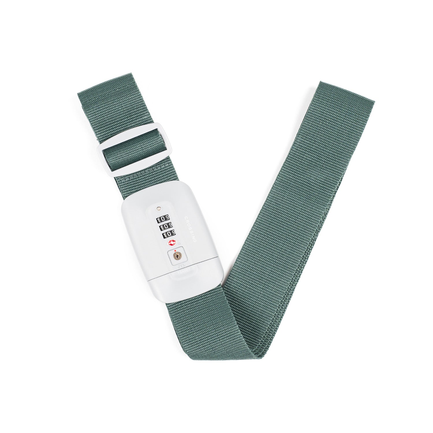 Crossing TSA 3-Dial Combination Lock Luggage Strap - Forest Green