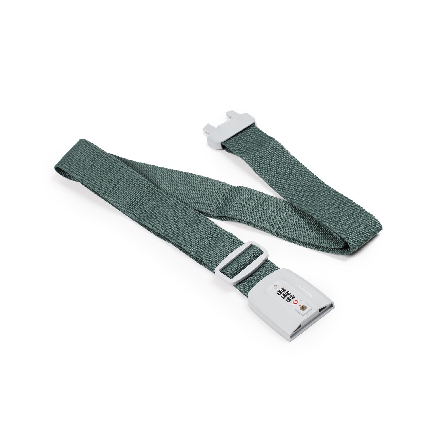 Crossing TSA 3-Dial Combination Lock Luggage Strap - Forest Green