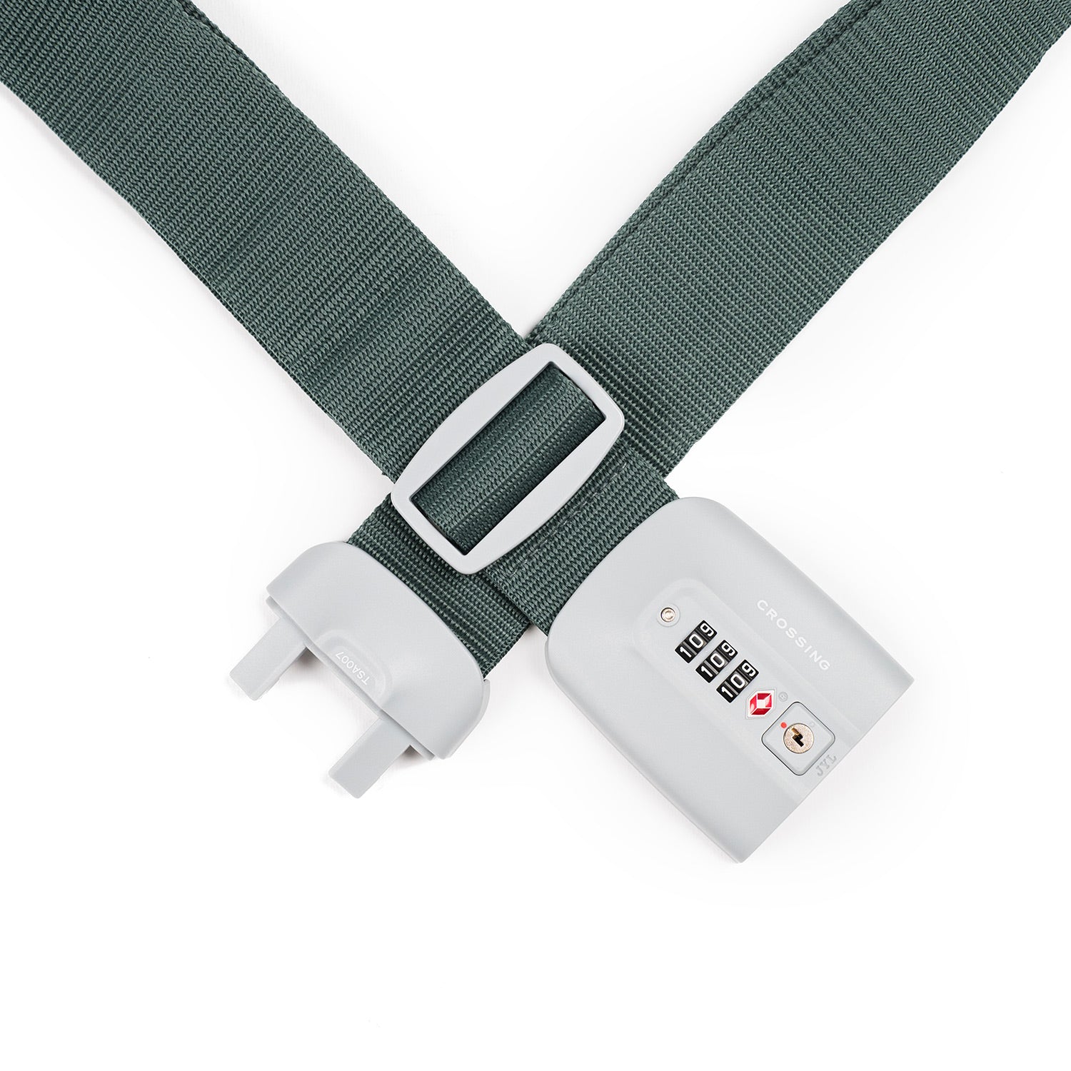 Crossing TSA 3-Dial Combination Lock Luggage Strap - Forest Green