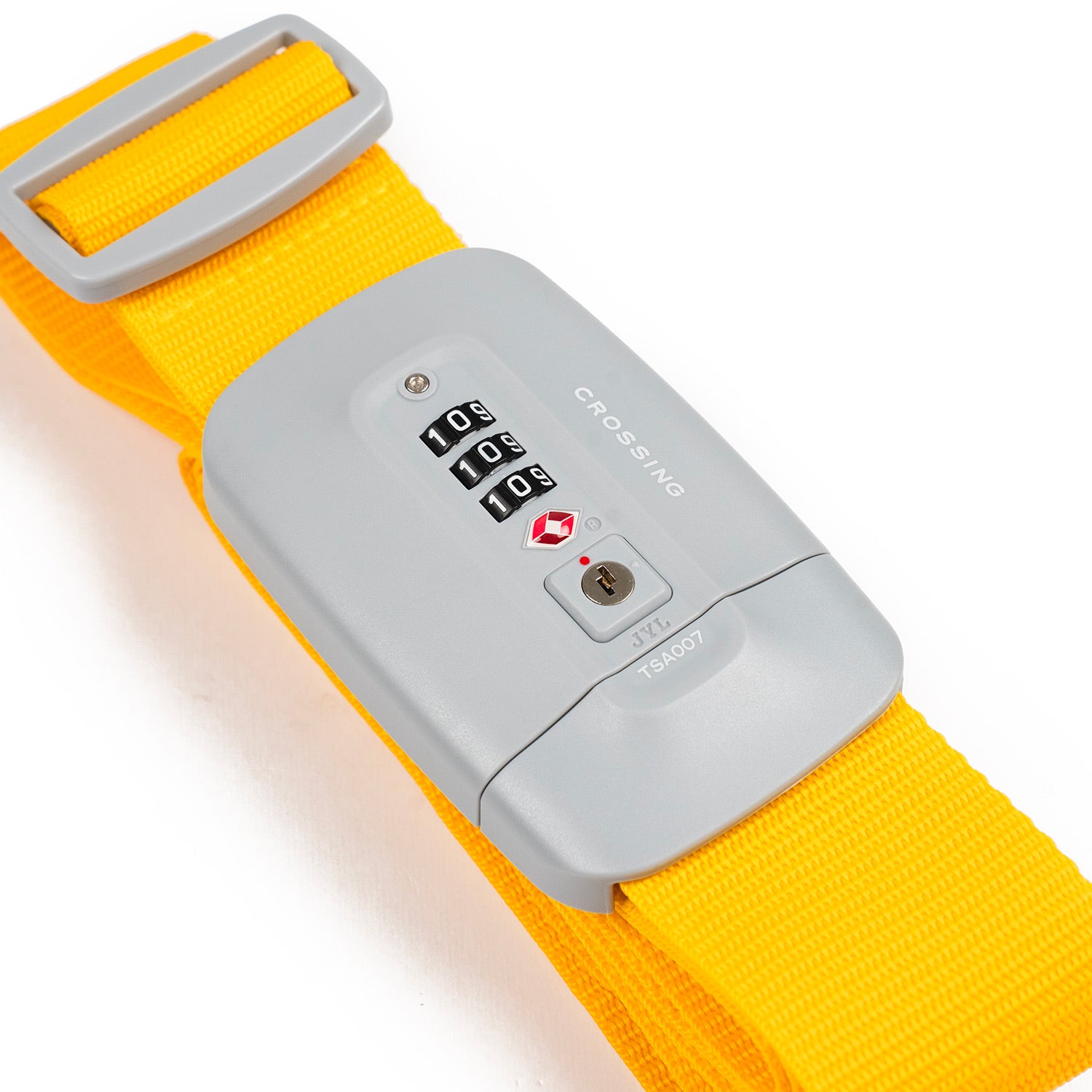 Crossing TSA 3-Dial Combination Lock Luggage Strap - Tuscany Yellow