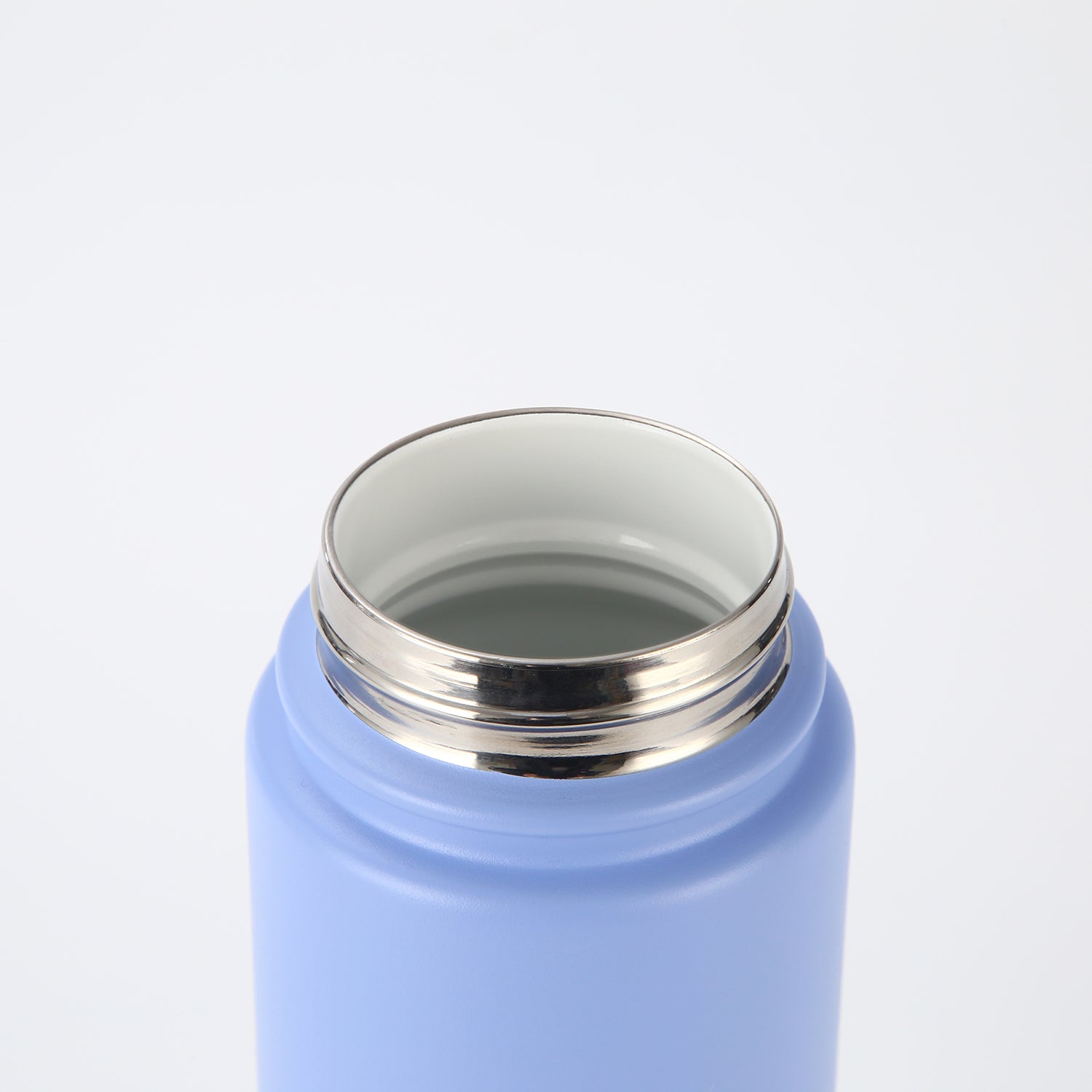 Crossing Urban Ceramic S/S Insulated Flat Cap Bottle With Handle 600ml - Heirloom Blue (Light Blue)