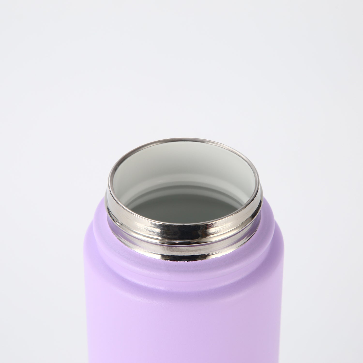Crossing Urban Ceramic S/S Insulated Flat Cap Bottle With Handle 600ml - Ombre Lavender Luxe