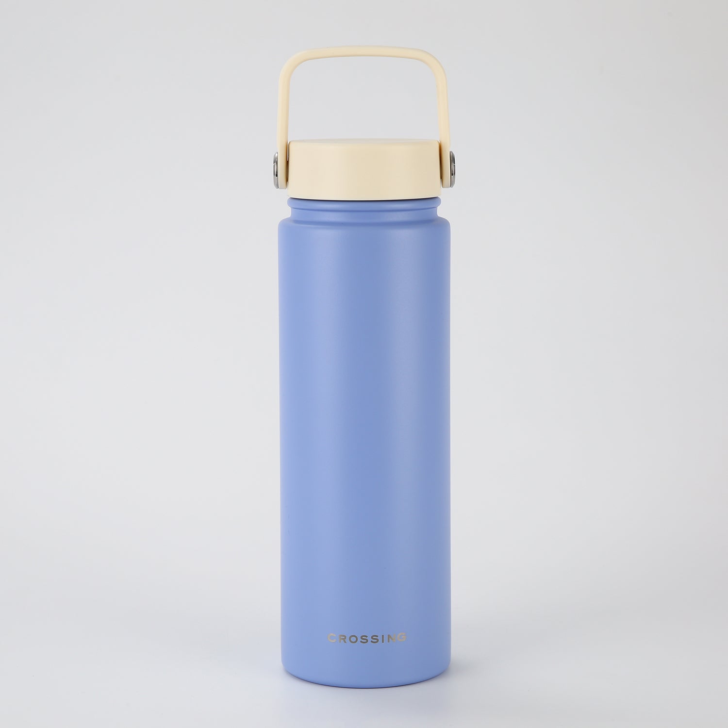 Crossing Urban Ceramic S/S Insulated Flat Cap Bottle With Handle 720ml - Cotton Heirloom Blue (Mix)
