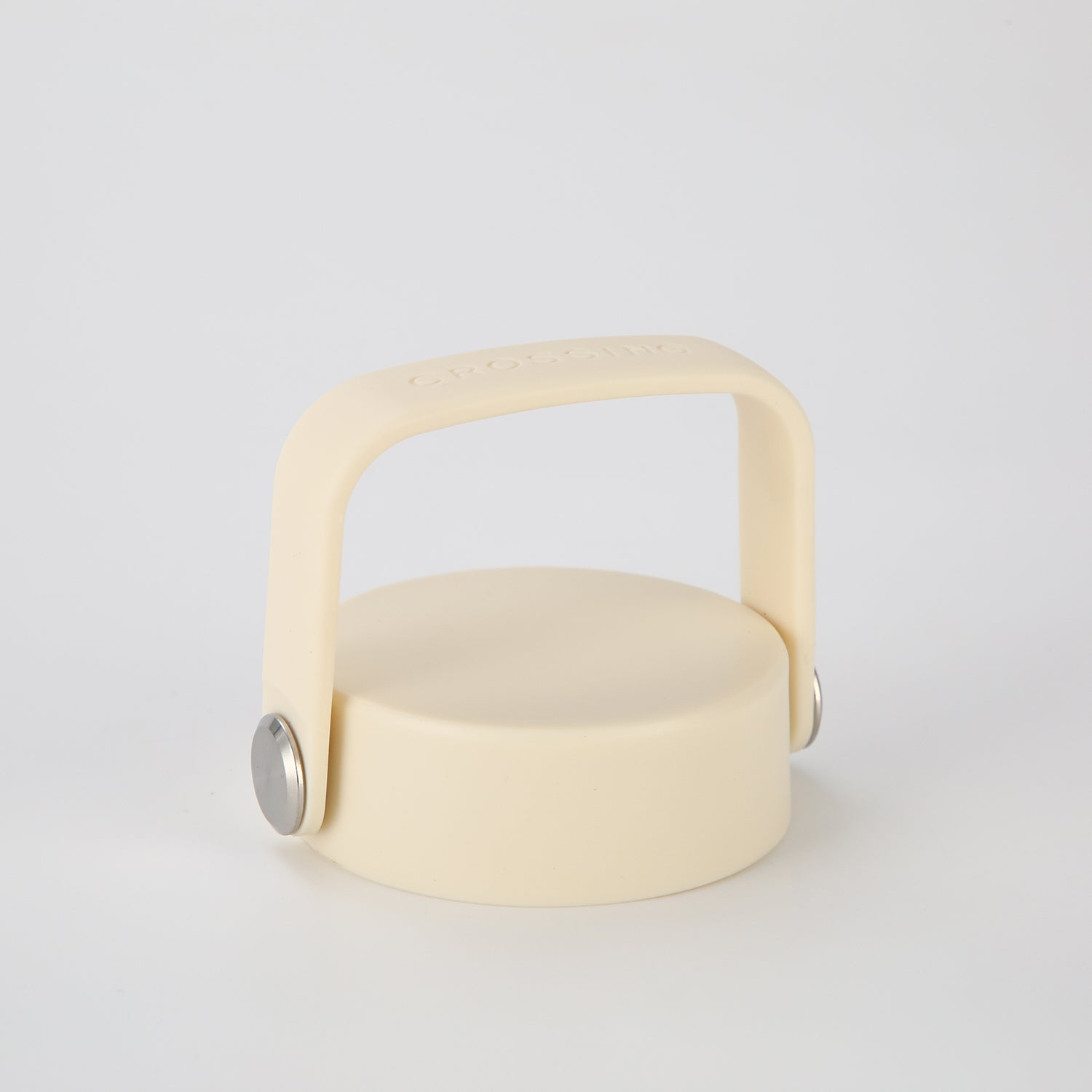 Crossing Urban Ceramic S/S Insulated Flat Cap Bottle With Handle 720ml - Cotton (White)