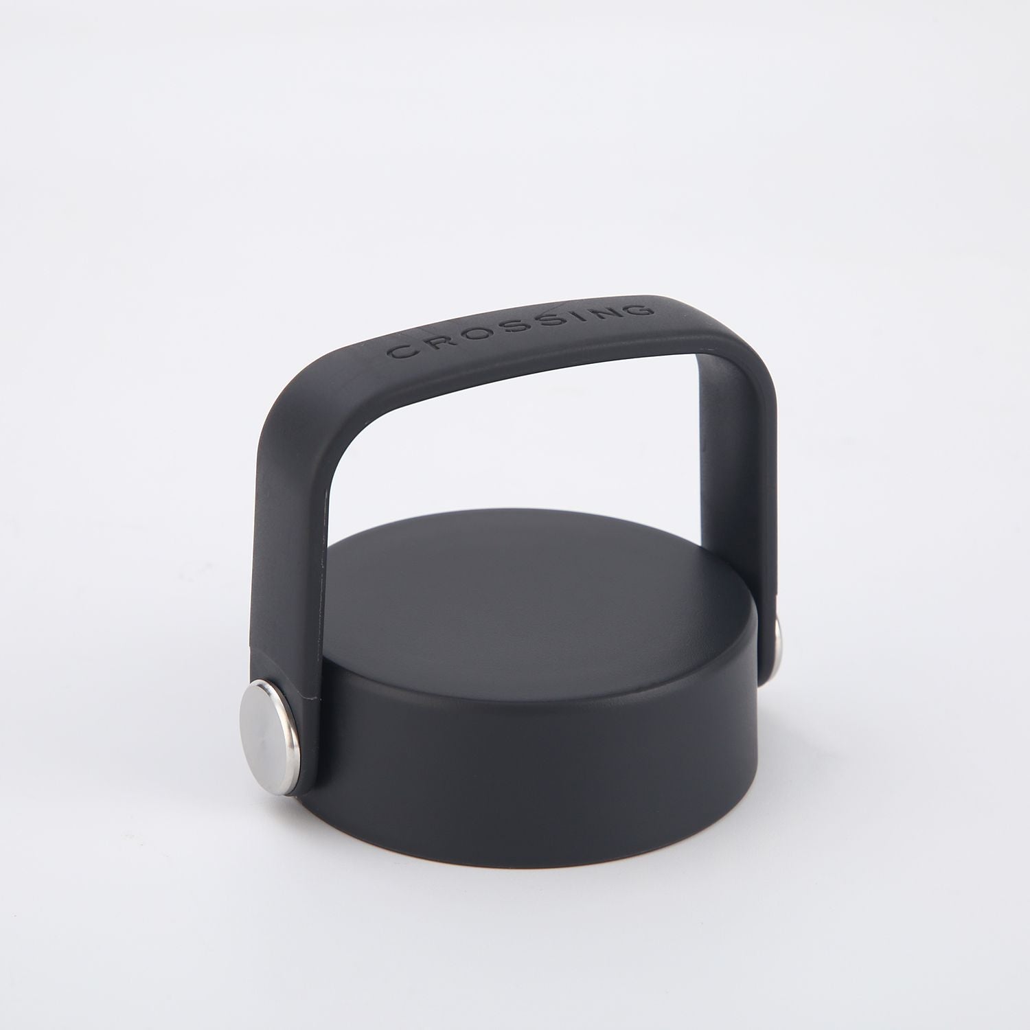 Crossing Urban Ceramic S/S Insulated Flat Cap Bottle With Handle 720ml - Gun Metal