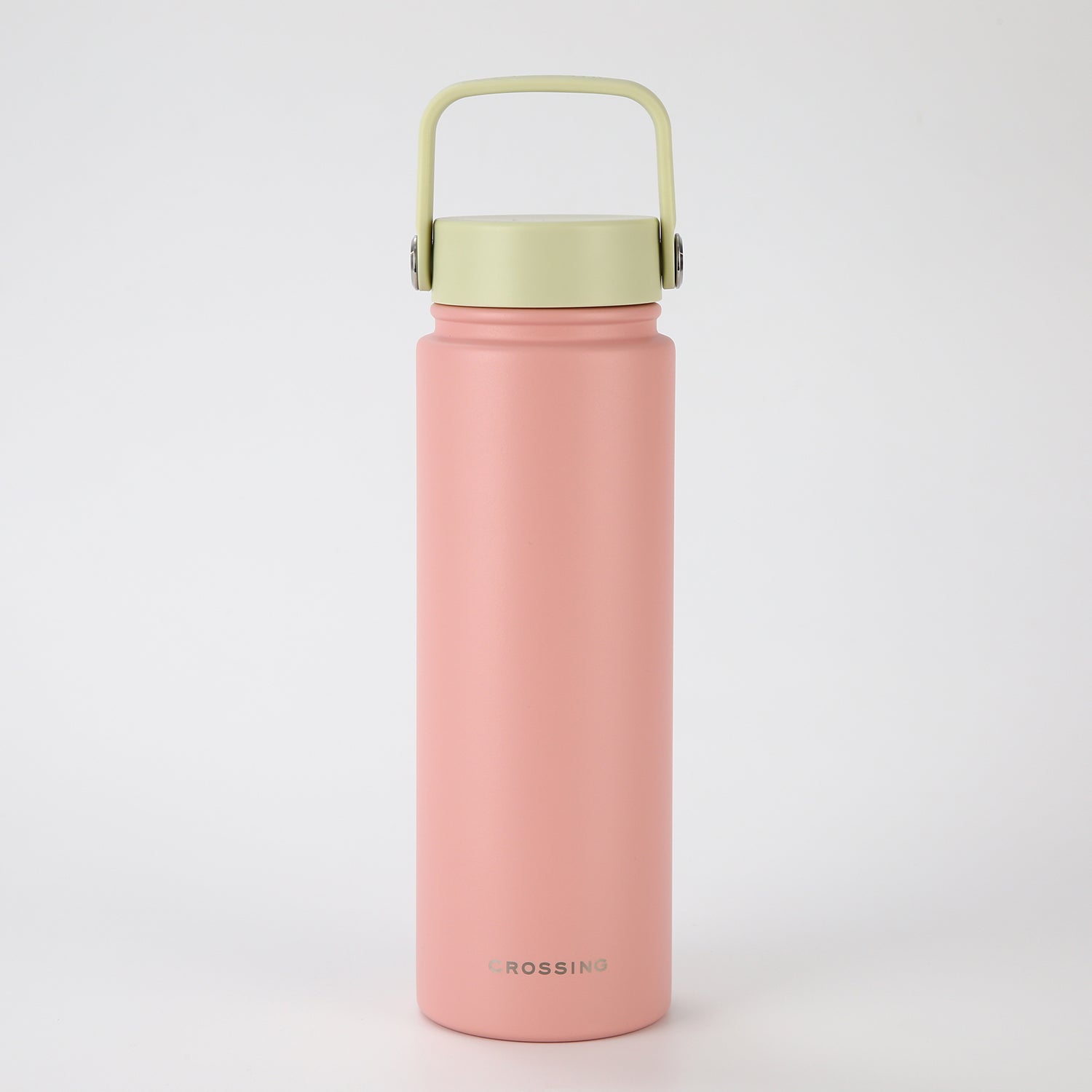 Crossing Urban Ceramic S/S Insulated Flat Cap Bottle With Handle 720ml - Pistachio Dusty Rose (Mix)