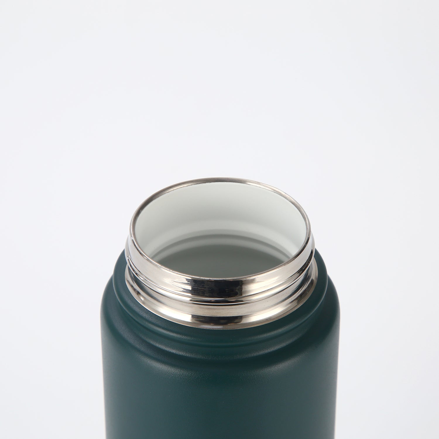 Crossing Urban Ceramic S/S Insulated Flat Cap Bottle With Handle 720ml - Squash (Dark Green)