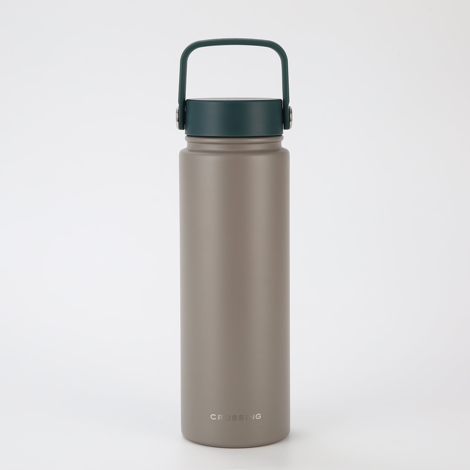 Crossing Urban Ceramic S/S Insulated Flat Cap Bottle With Handle 720ml - Squash Latte (Mix)
