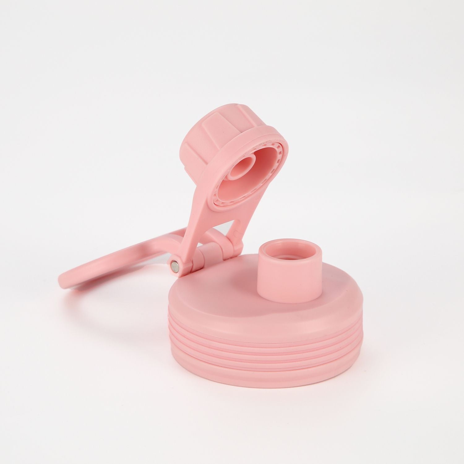 Crossing Urban Ceramic S/S Insulated Screw Cap Sports Bottle With Handle 600ml - Dusty Rose (Dark Pink)