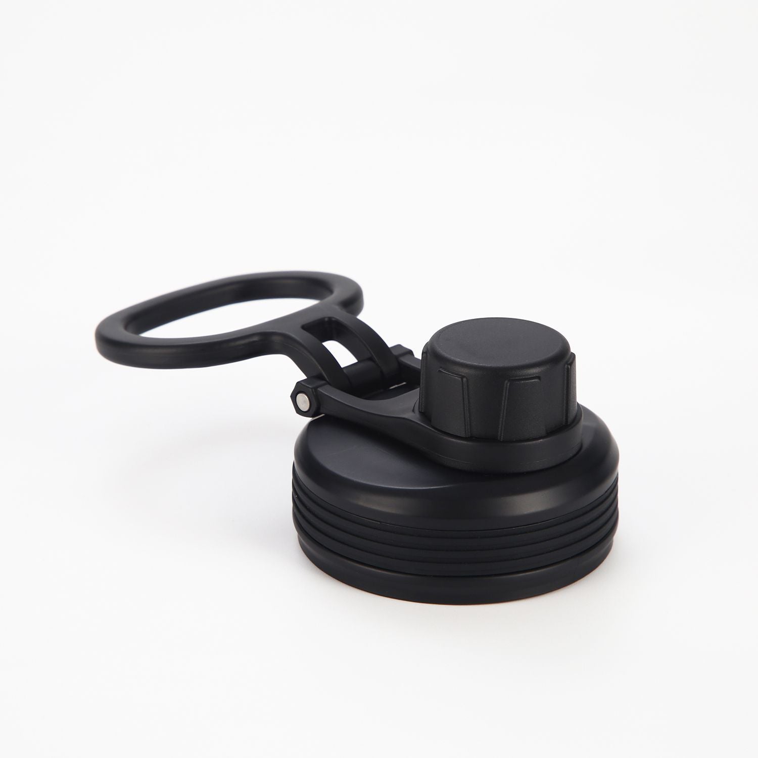 Crossing Urban Ceramic S/S Insulated Screw Cap Sports Bottle With Handle 720ml - Ebony (Black)
