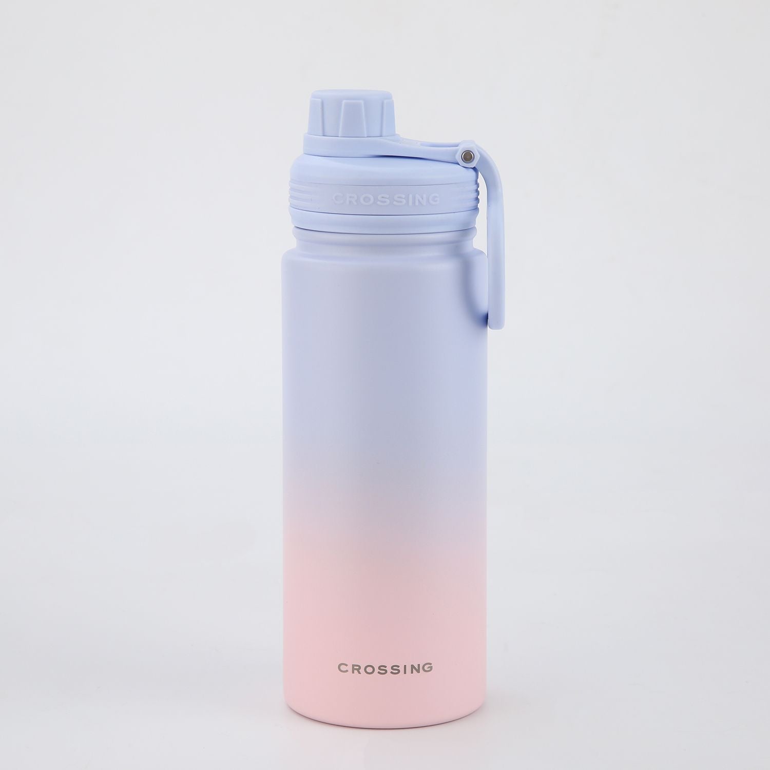 Crossing Urban S/S Insulated Screw Cap Sports Bottle With Handle 600ml - Ombre Coral Mist