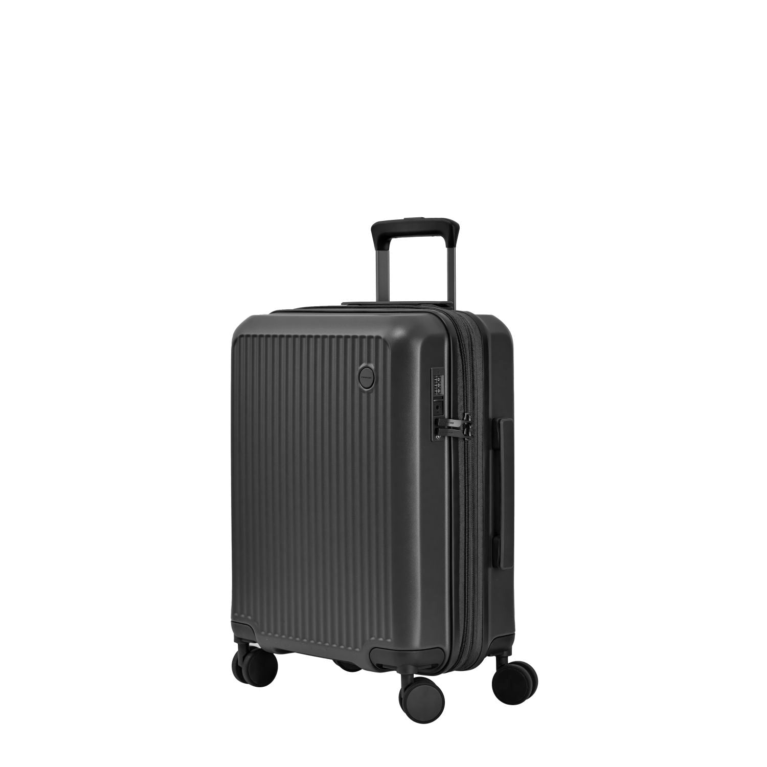 Crossing Vive Polycarbonate Expandable Carry On Luggage T20 - Black