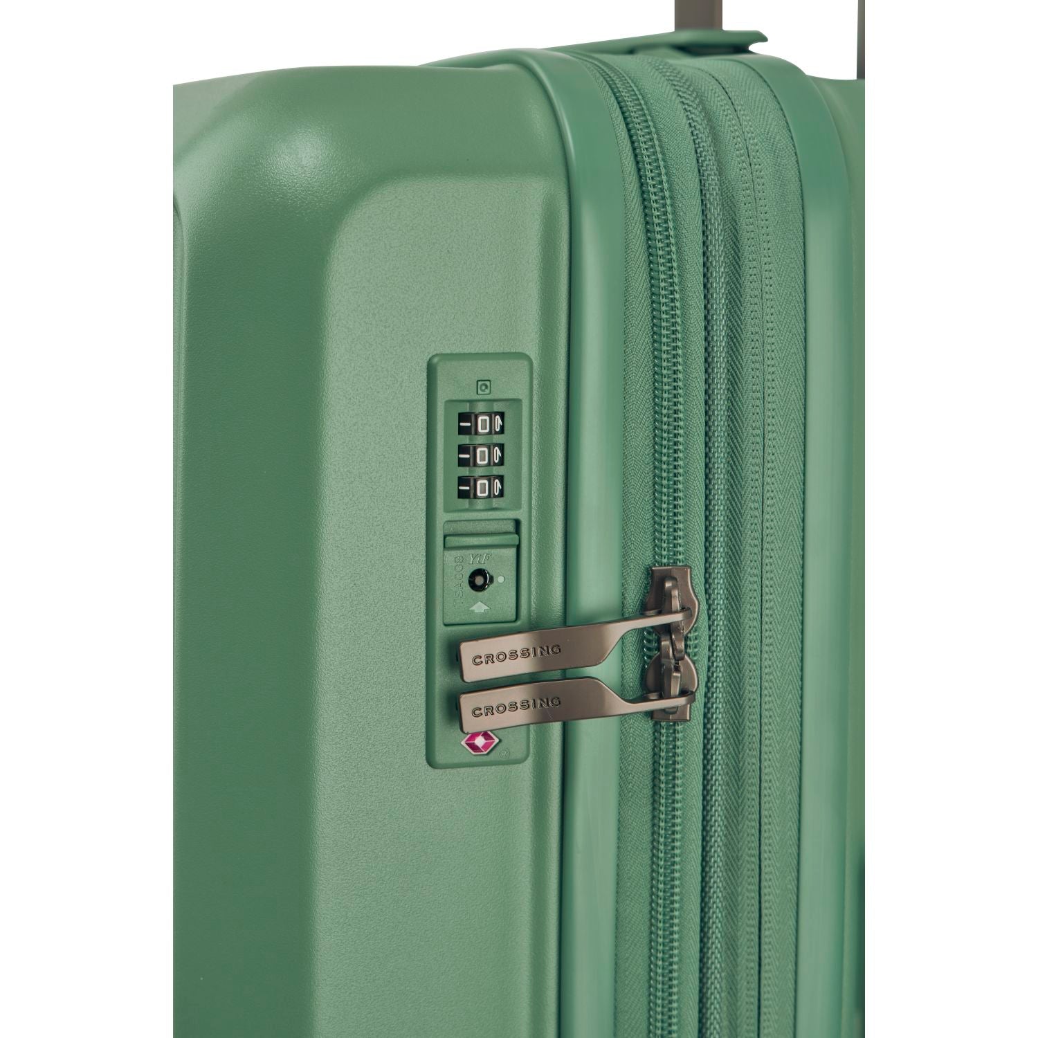 Crossing Vive Polycarbonate Expandable Large Luggage T30 - Sage Green