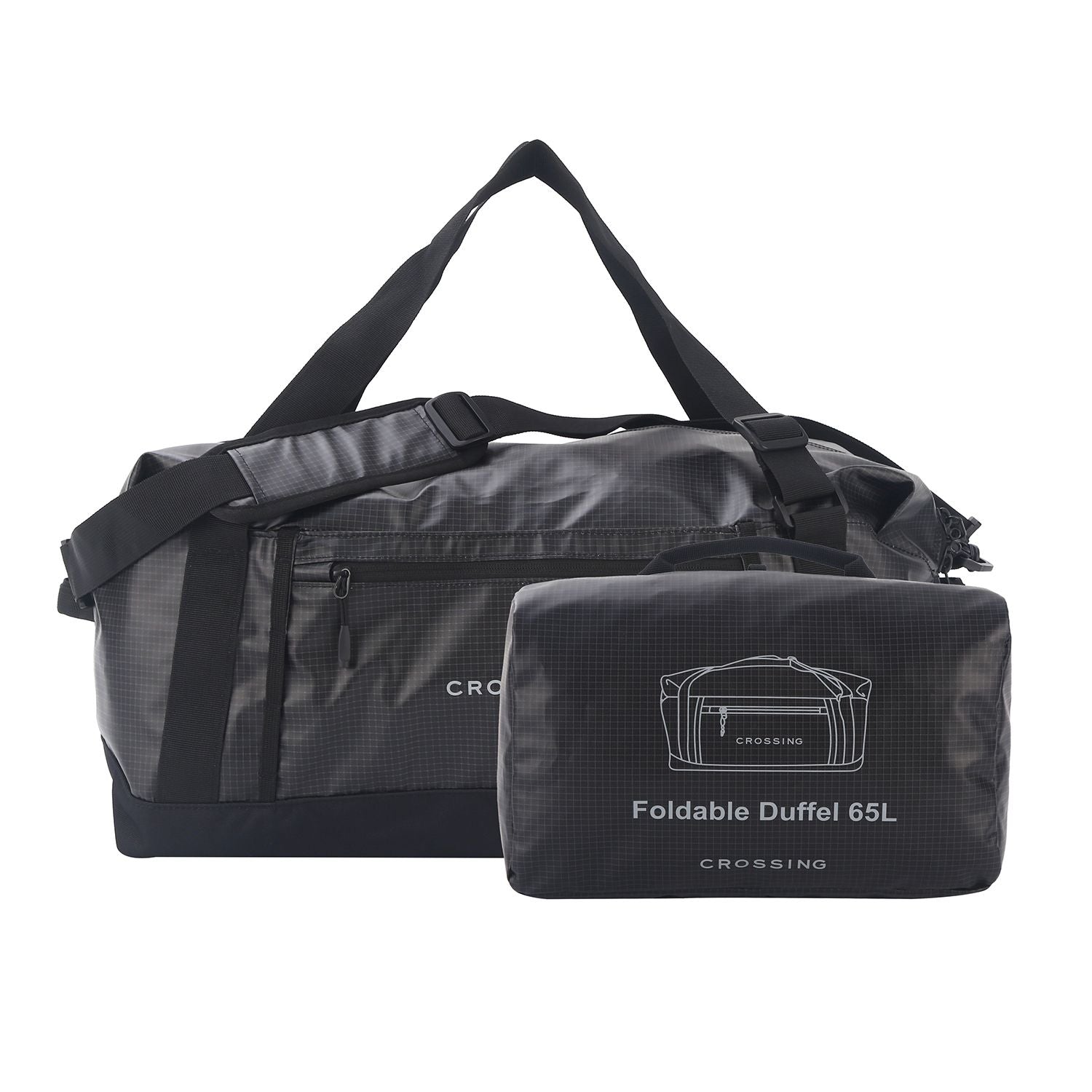 Crossing Voyage Foldable Duffel 65L - Black