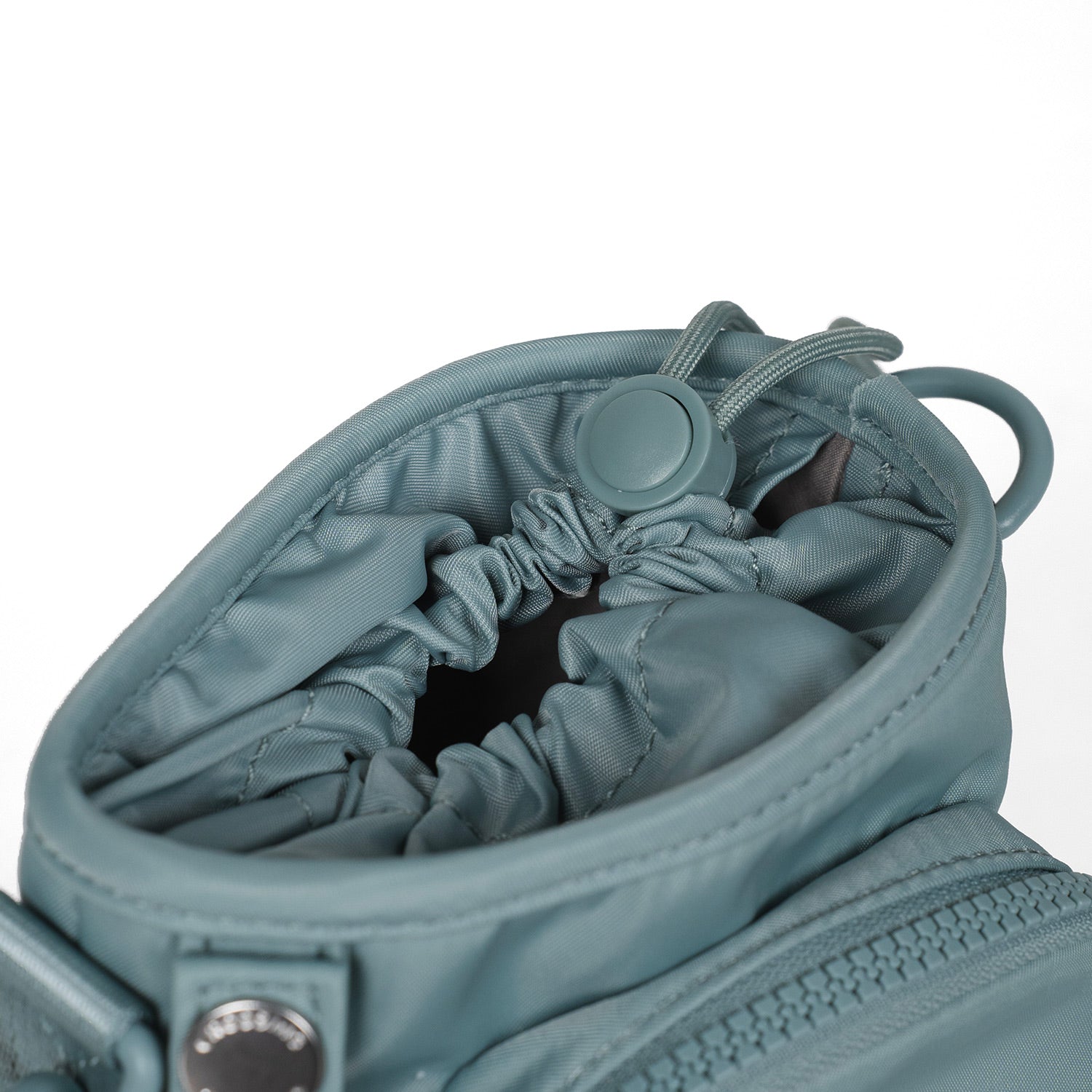 Crossing Water Bottle Crossbody Bag With  Front Pocket 2L - Sage Green