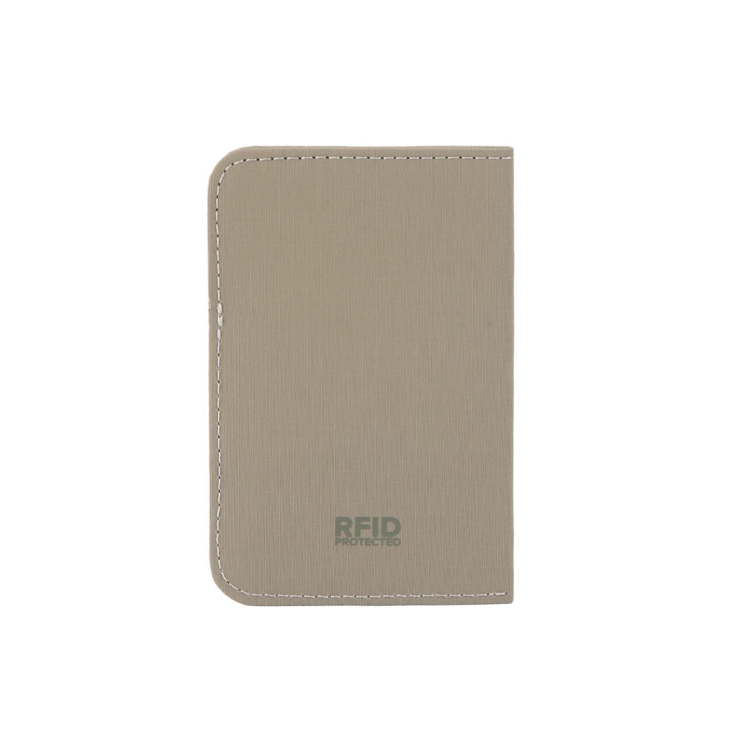 Crossing Waterproof Checked Nylon Card Sleeve RFID - Grey