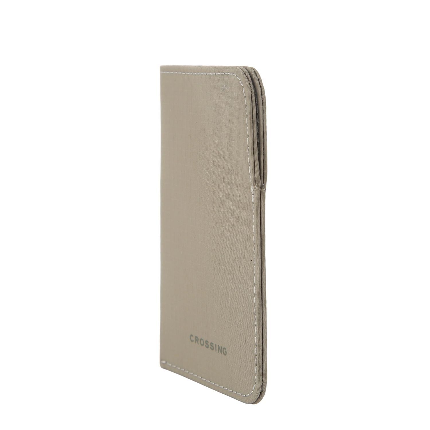 Crossing Waterproof Checked Nylon Card Sleeve RFID - Grey