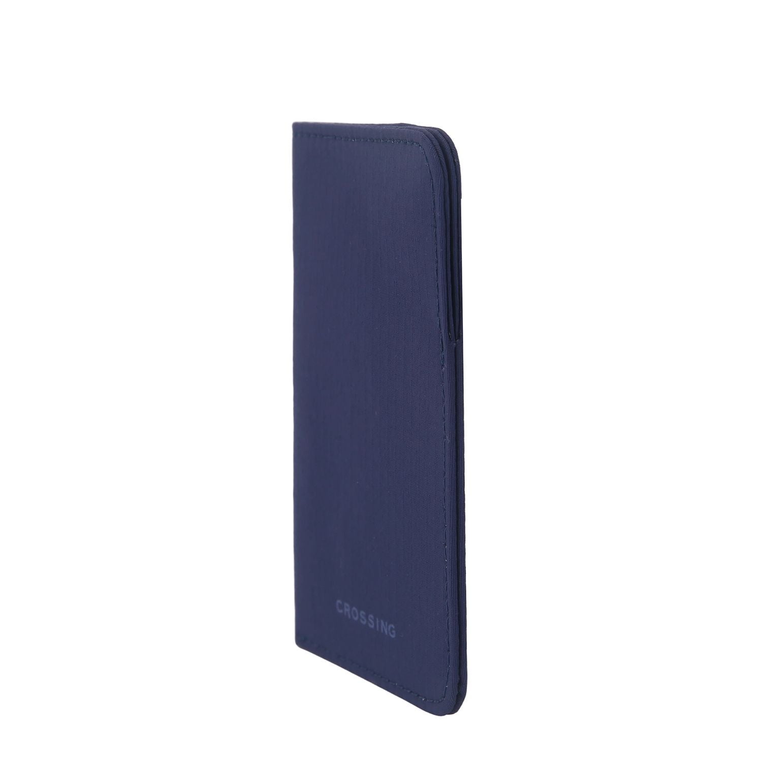 Crossing Waterproof Checked Nylon Card Sleeve RFID - Navy
