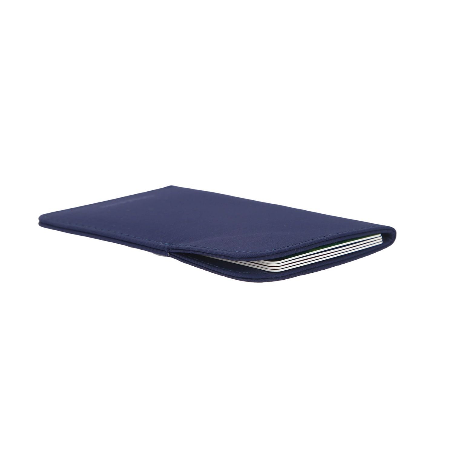 Crossing Waterproof Checked Nylon Card Sleeve RFID - Navy