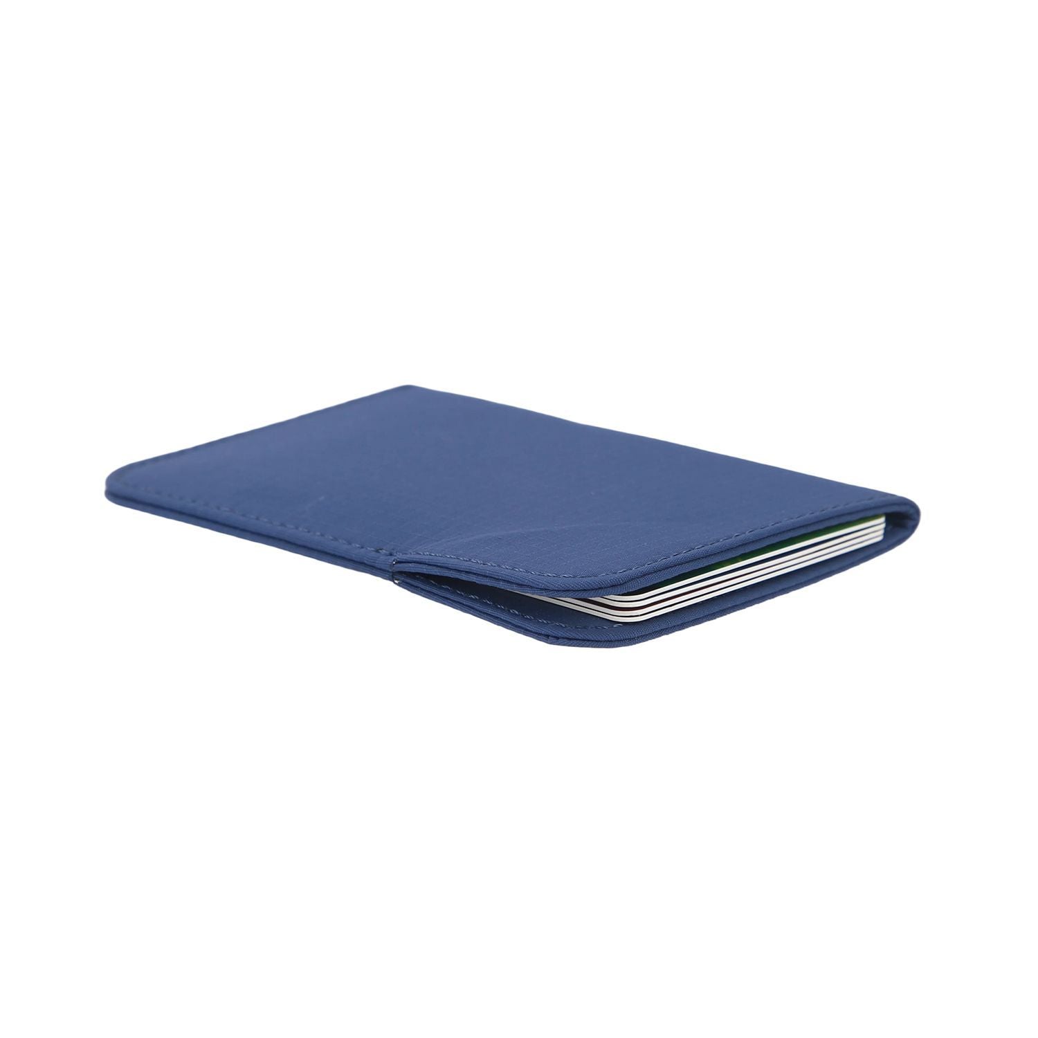 Crossing Waterproof Checked Nylon Card Sleeve RFID - Smoke Blue