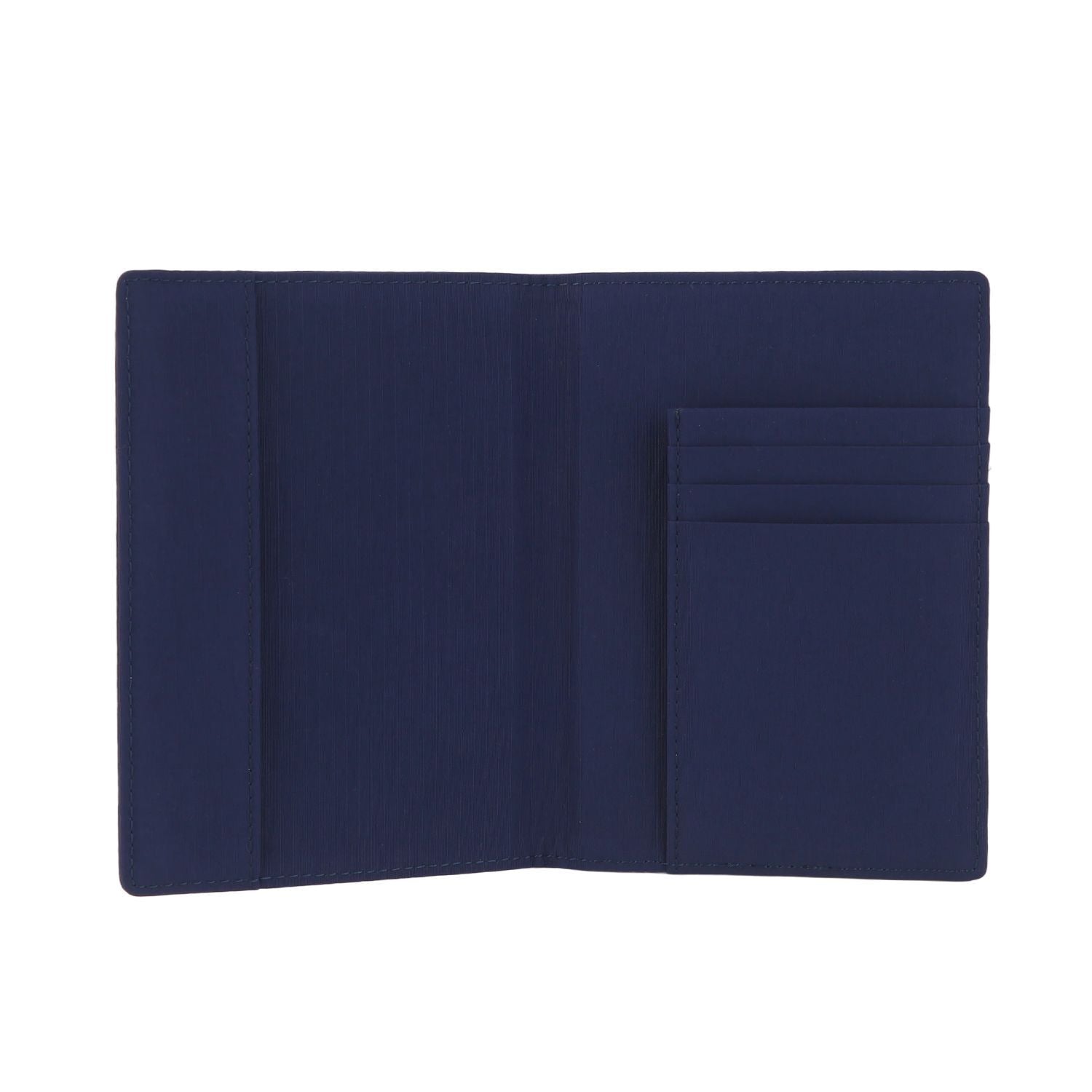 Crossing Waterproof Checked Nylon Passport Cover RFID - Navy