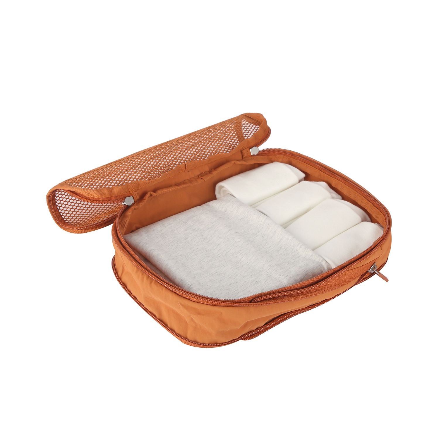 Crossing Waterproof Ripstop Nylon Compression Packing Cube Set (2-Piece Set) - Brick