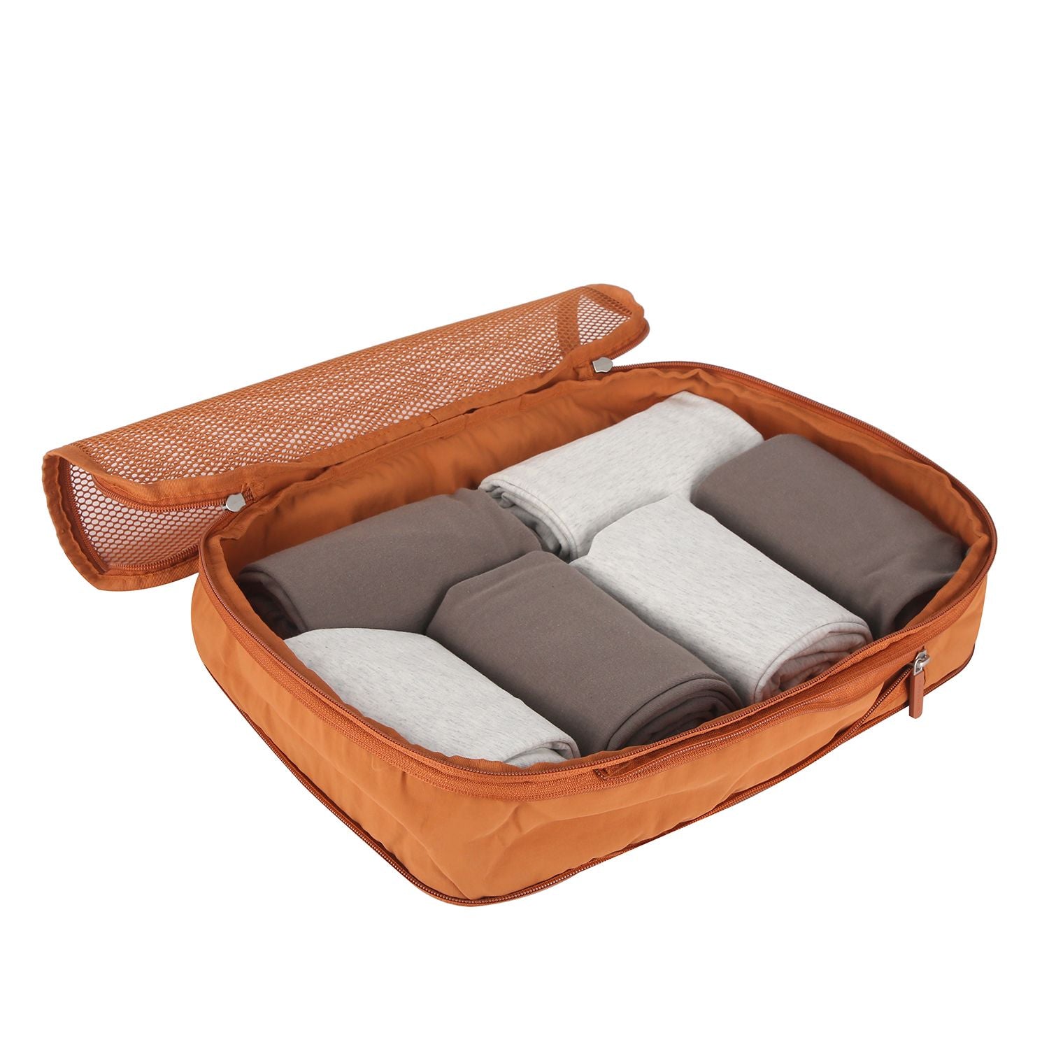 Crossing Waterproof Ripstop Nylon Compression Packing Cube Set (2-Piece Set) - Brick