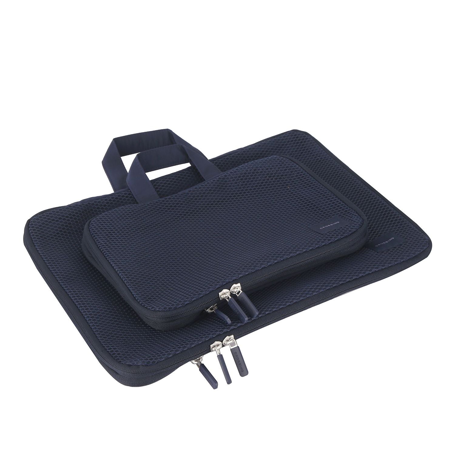 Crossing Waterproof Ripstop Nylon Compression Packing Cube Set (2-Piece Set) - Navy