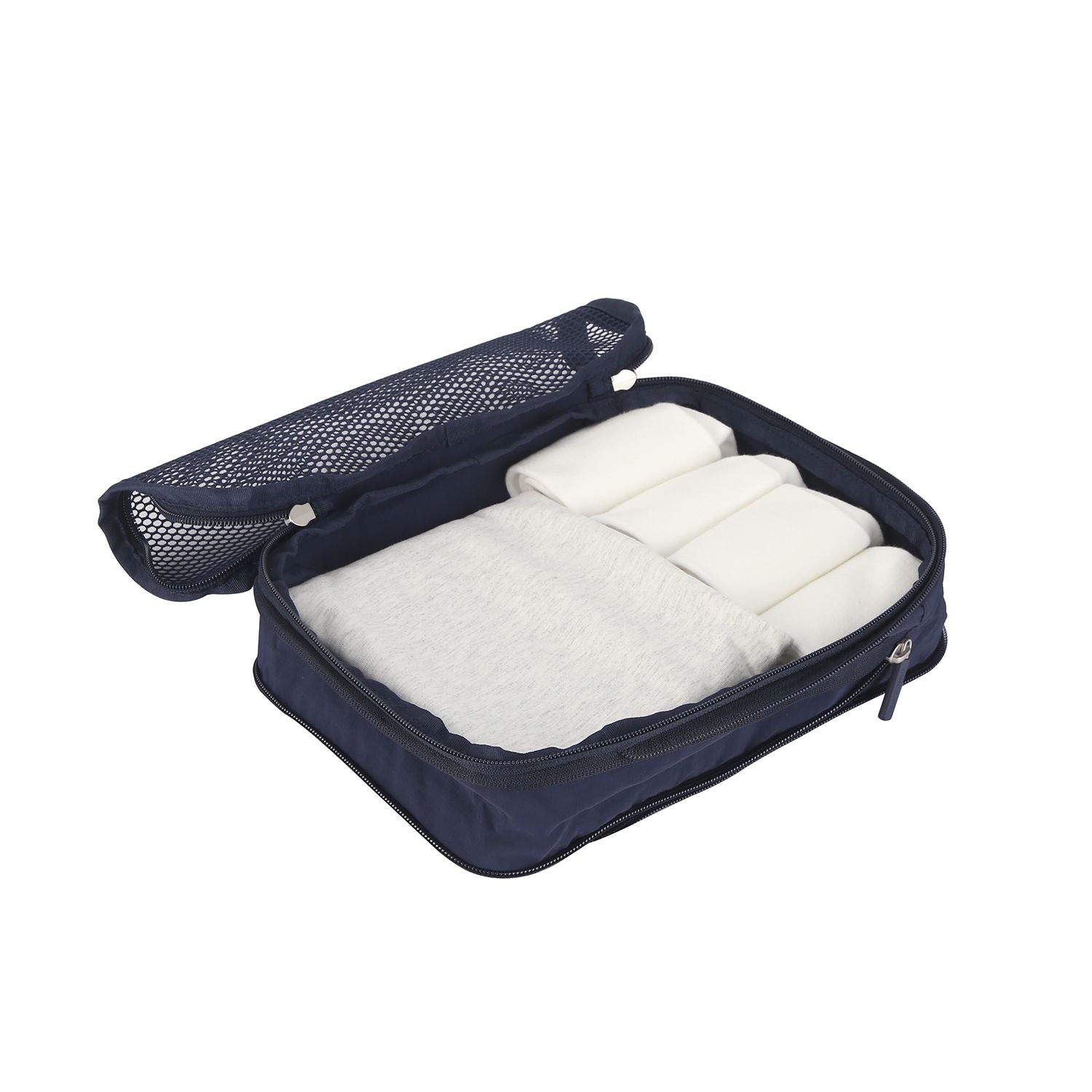 Crossing Waterproof Ripstop Nylon Compression Packing Cube Set (2-Piece Set) - Navy