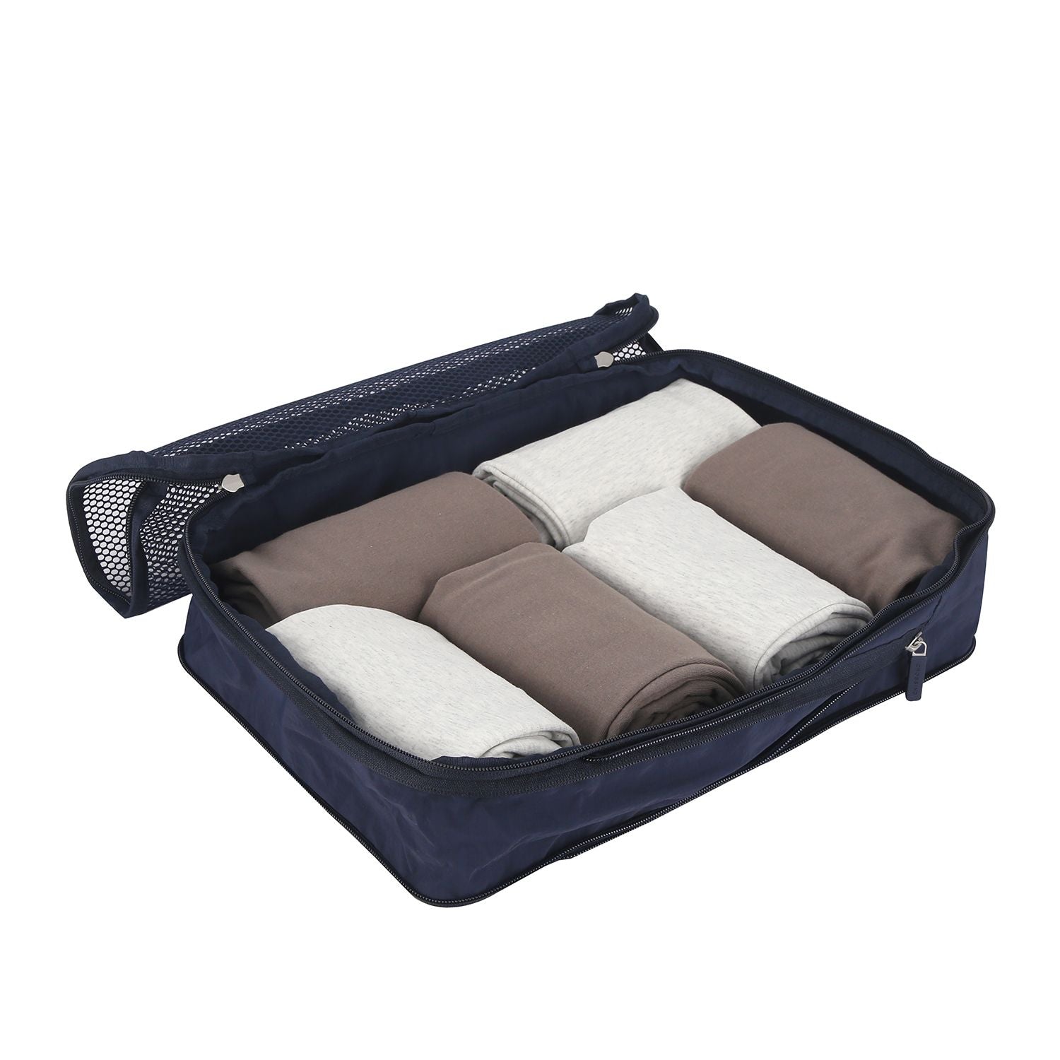 Crossing Waterproof Ripstop Nylon Compression Packing Cube Set (2-Piece Set) - Navy