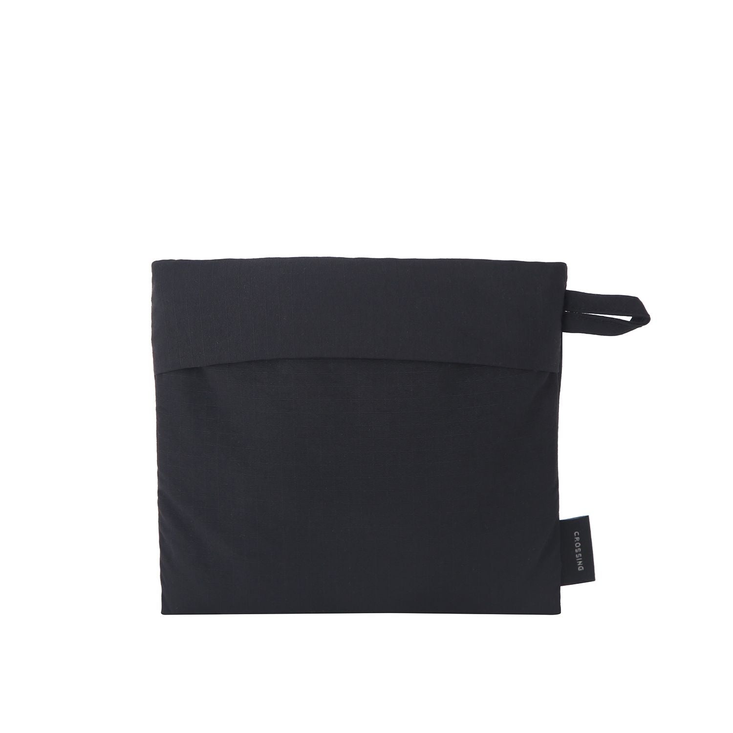 Crossing Waterproof Ripstop Nylon Foldable Tote Bag - Black