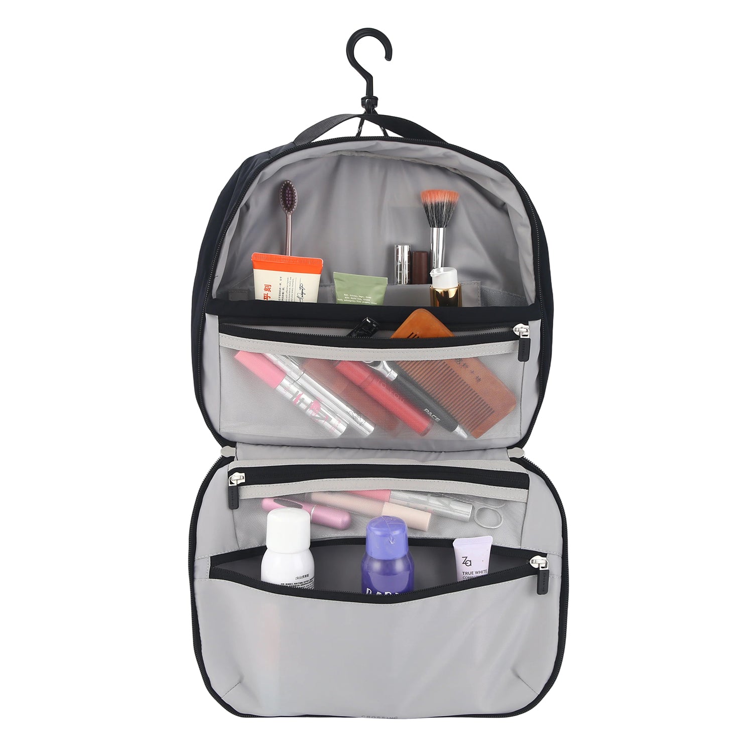 Crossing Waterproof Ripstop Nylon Hanging Toiletry Pro Plus - Black
