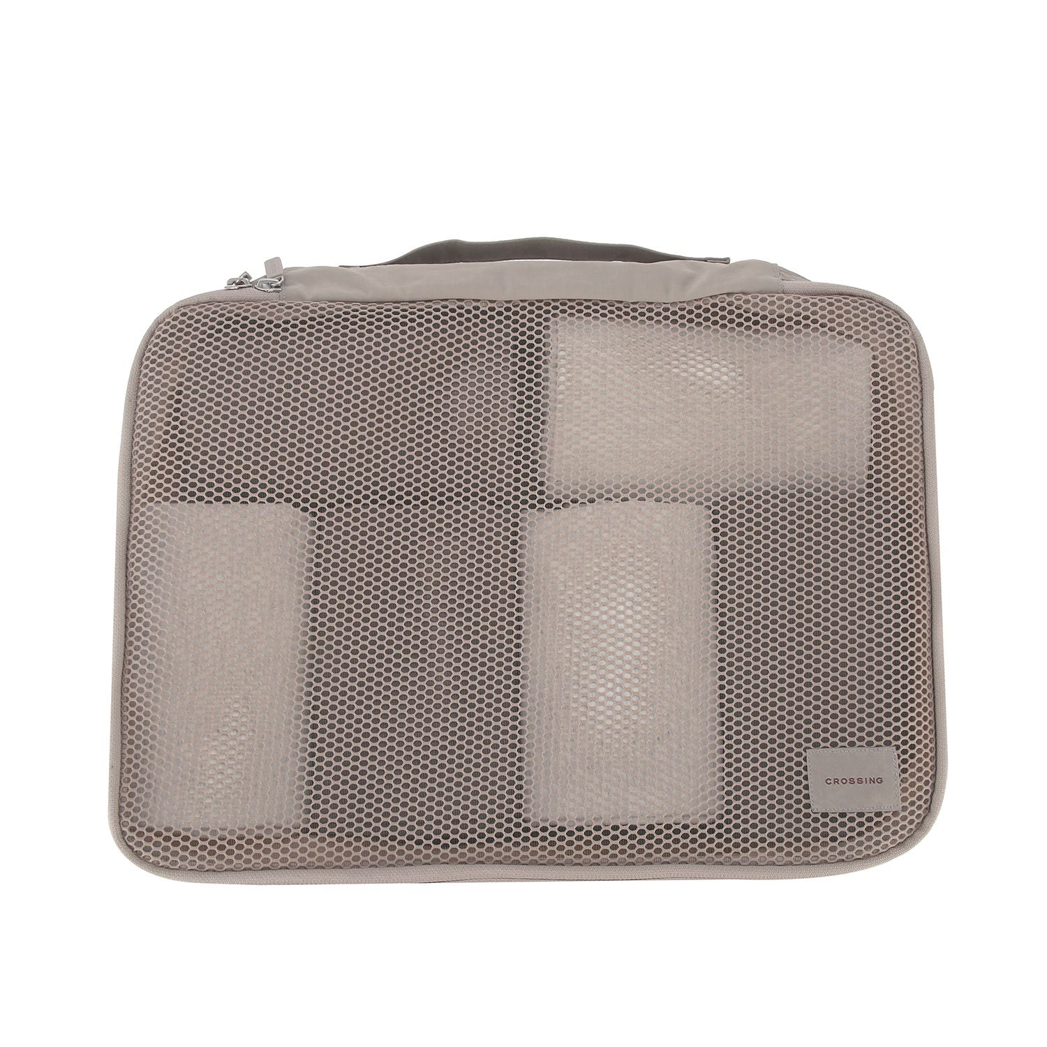 Crossing Waterproof Ripstop Nylon Packing Cube M - Light Grey