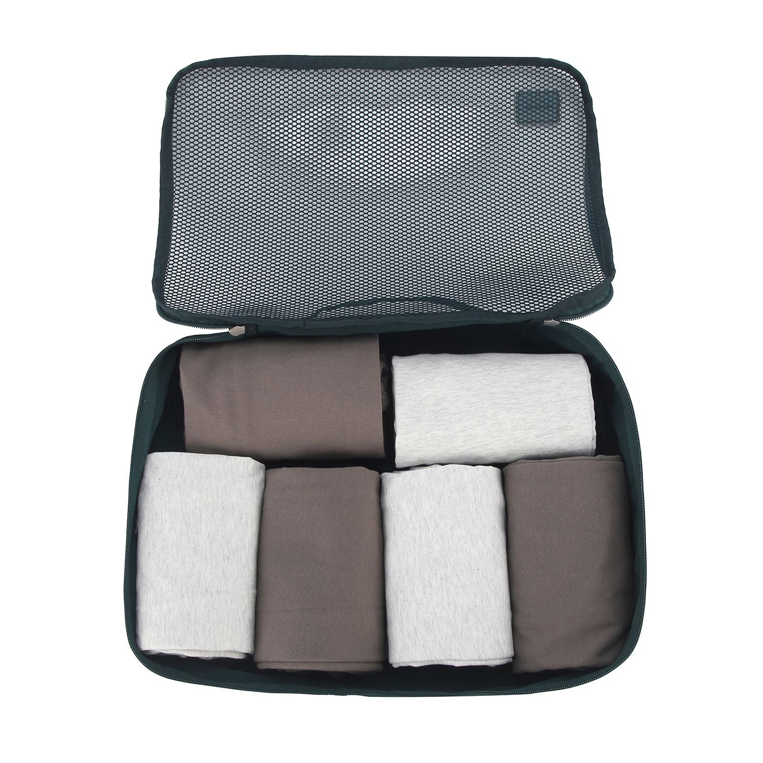 Crossing Waterproof Ripstop Nylon Packing Cube Set (4-Piece Set) - Forest Green