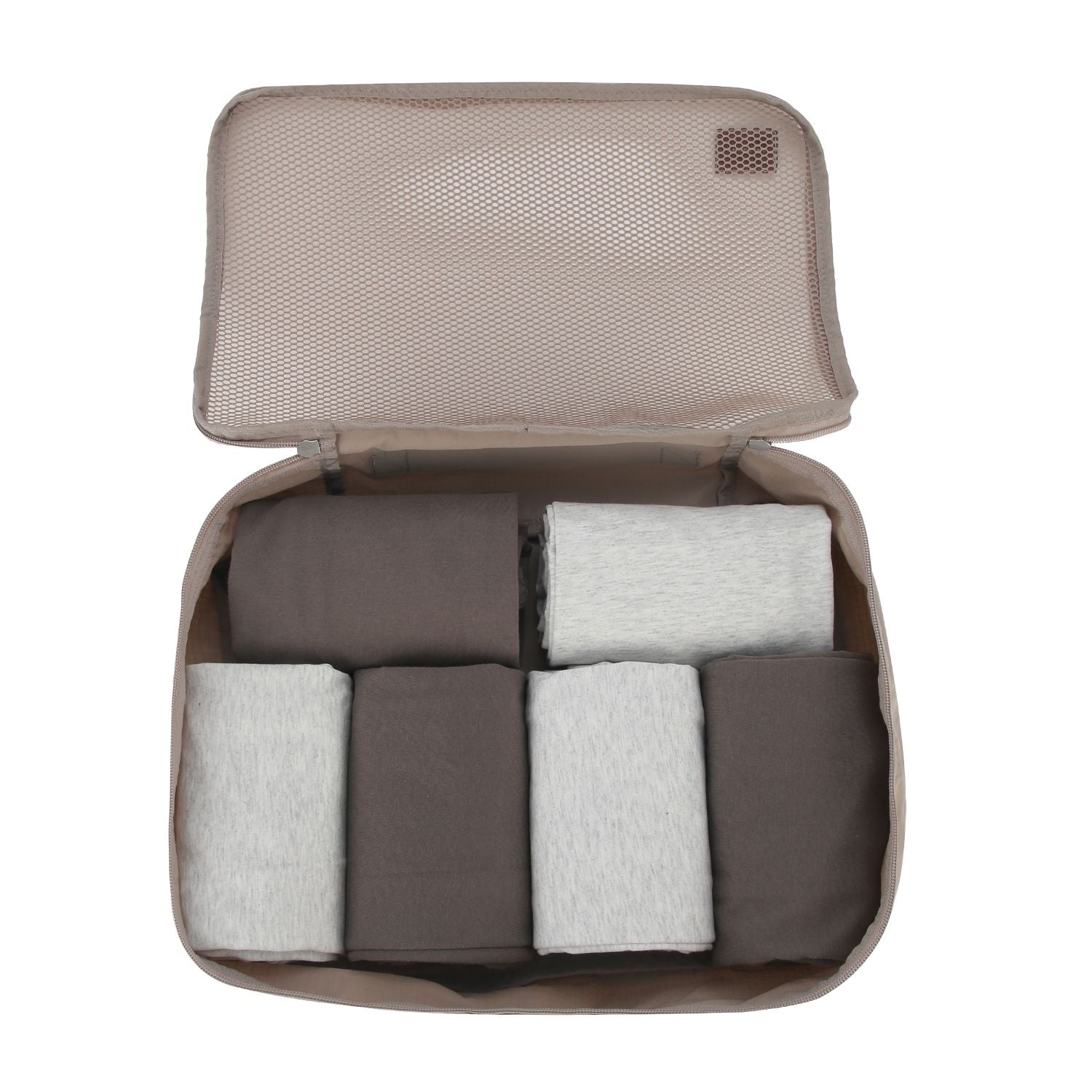 Crossing Waterproof Ripstop Nylon Packing Cube Set (4-Piece Set) - Light Grey