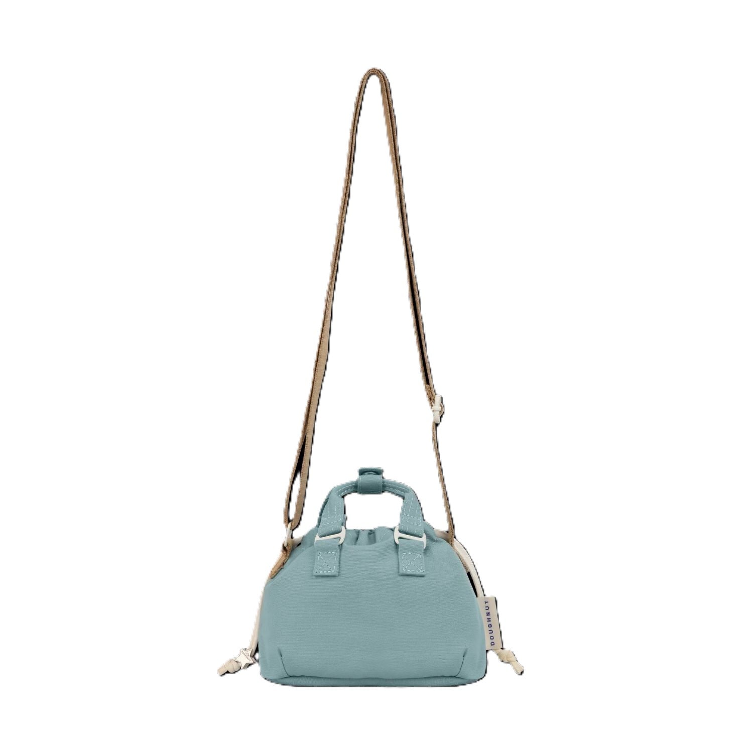 Doughnut Gossamer Tiny Minorstones Series Crossbody Bag - Blue Grey X Beige