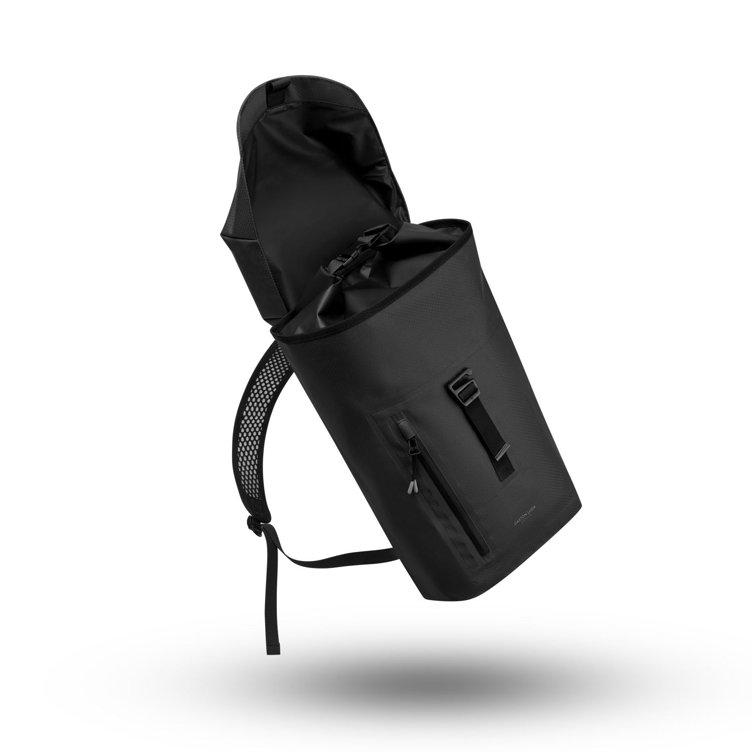 Gaston Luga Lightweight Duoseal Flap Backpack 14" - Black